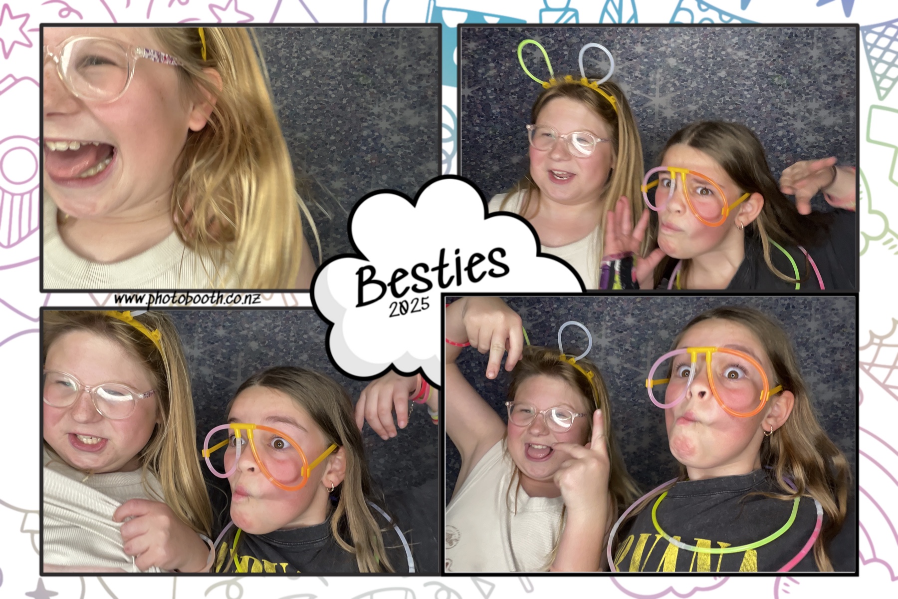Besties | View more photos from the event at gallery.photobooth.co.nz/u/SelfieCentral/Besties