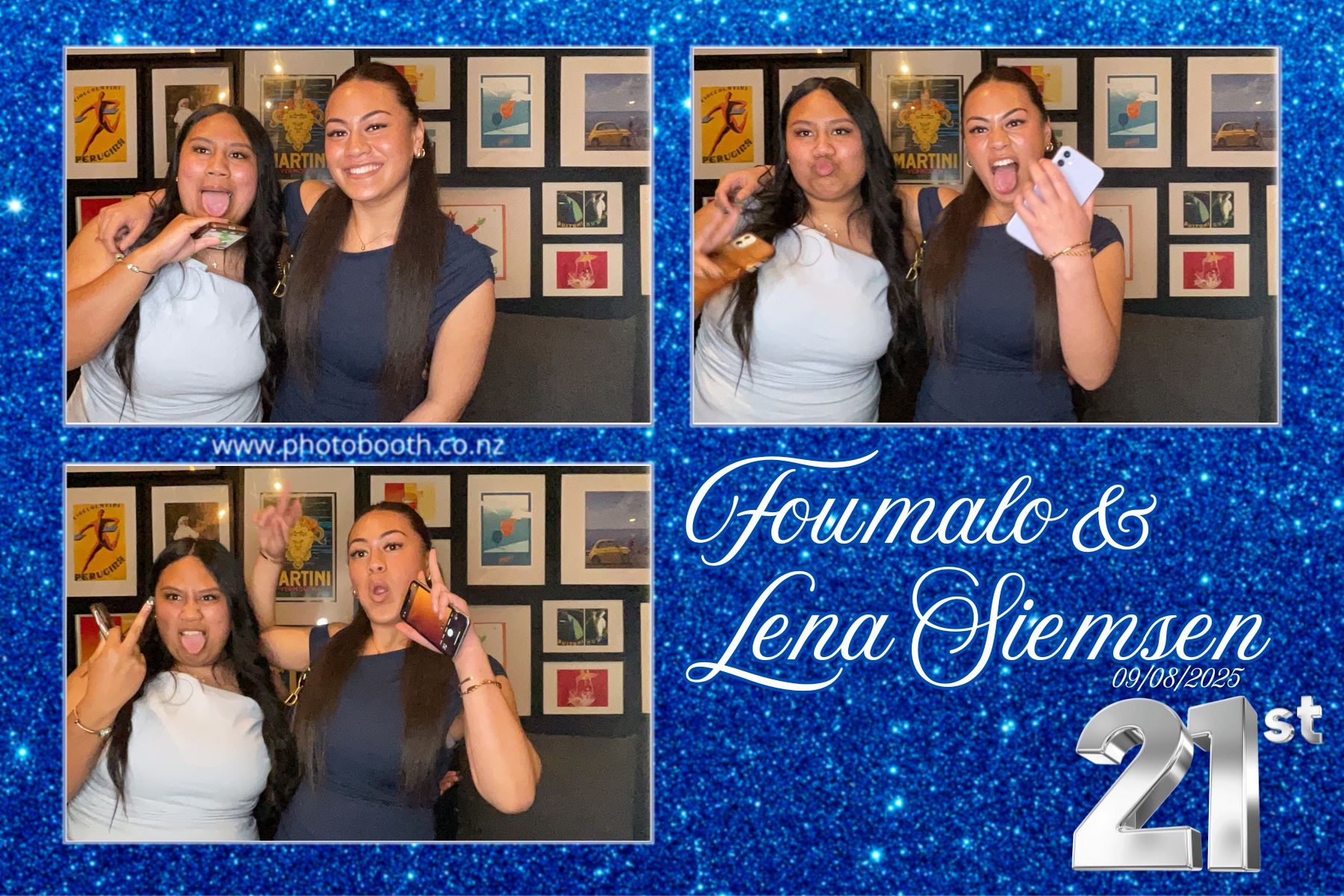 Foumalo & Lena Siemsen 21st Birthday | View more photos from the event at gallery.photobooth.co.nz/u/SelfieCentral/Foumalo-Lena-Siemsen-21st-Birthday