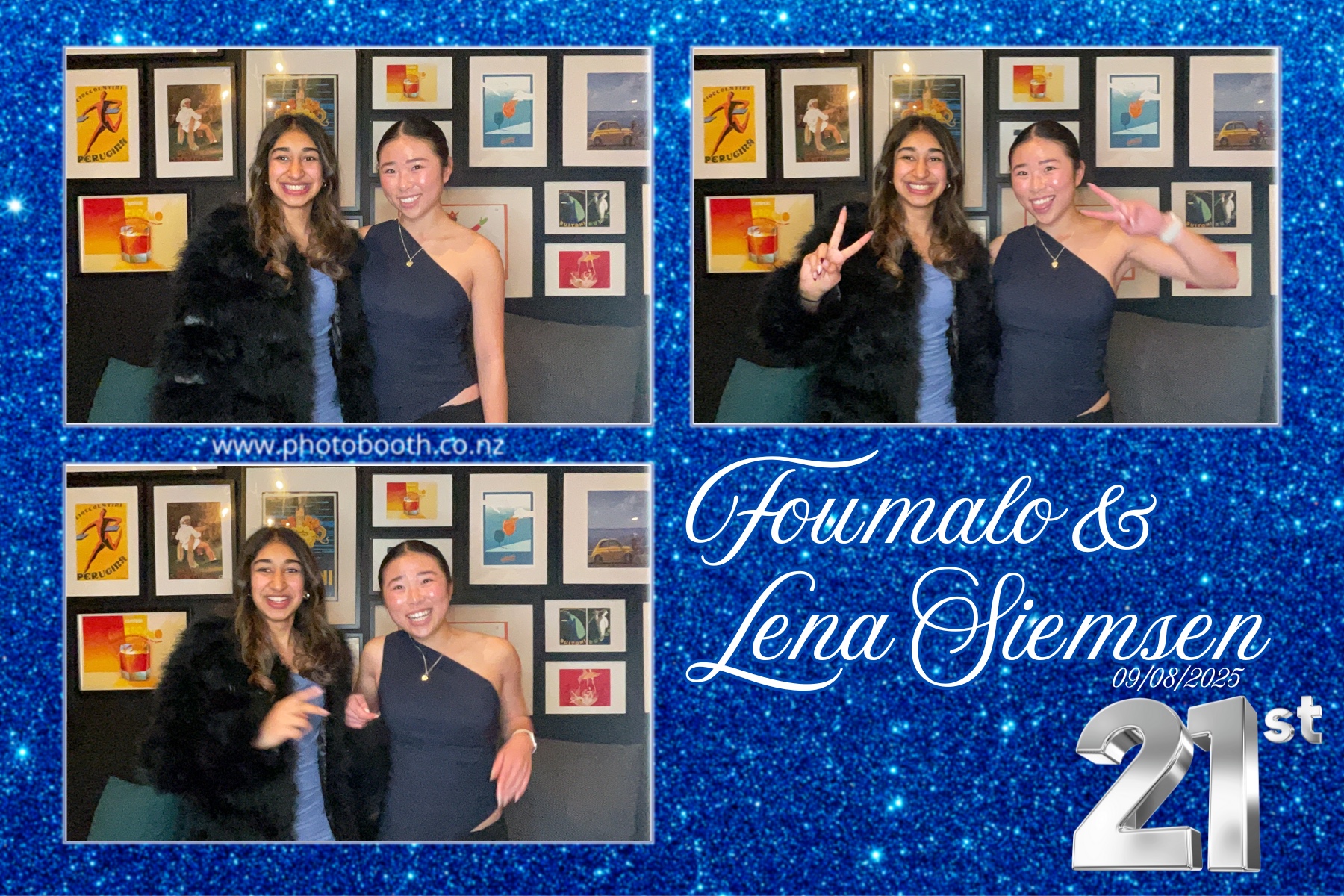 Foumalo & Lena Siemsen 21st Birthday | View more photos from the event at gallery.photobooth.co.nz/u/SelfieCentral/Foumalo-Lena-Siemsen-21st-Birthday