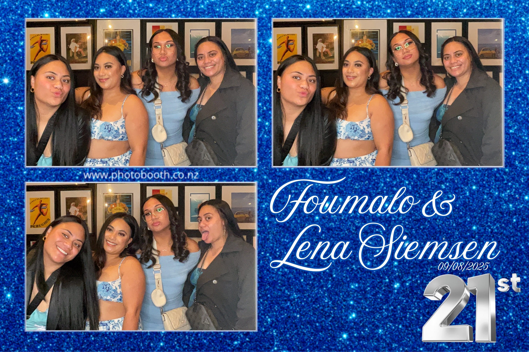 Foumalo & Lena Siemsen 21st Birthday | View more photos from the event at gallery.photobooth.co.nz/u/SelfieCentral/Foumalo-Lena-Siemsen-21st-Birthday