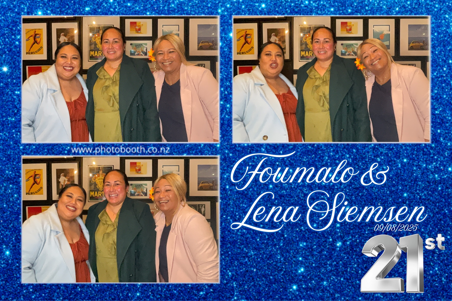 Foumalo & Lena Siemsen 21st Birthday | View more photos from the event at gallery.photobooth.co.nz/u/SelfieCentral/Foumalo-Lena-Siemsen-21st-Birthday