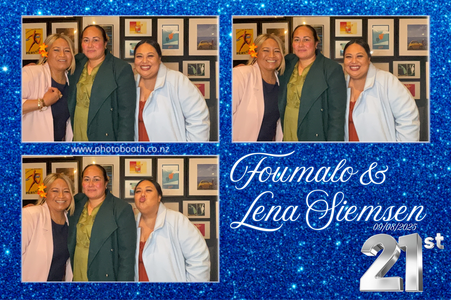 Foumalo & Lena Siemsen 21st Birthday | View more photos from the event at gallery.photobooth.co.nz/u/SelfieCentral/Foumalo-Lena-Siemsen-21st-Birthday