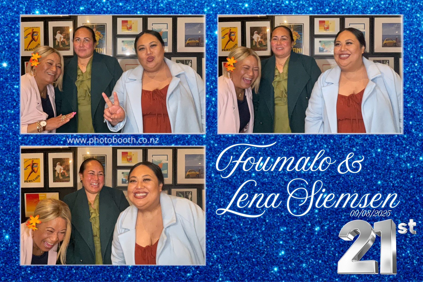 Foumalo & Lena Siemsen 21st Birthday | View more photos from the event at gallery.photobooth.co.nz/u/SelfieCentral/Foumalo-Lena-Siemsen-21st-Birthday