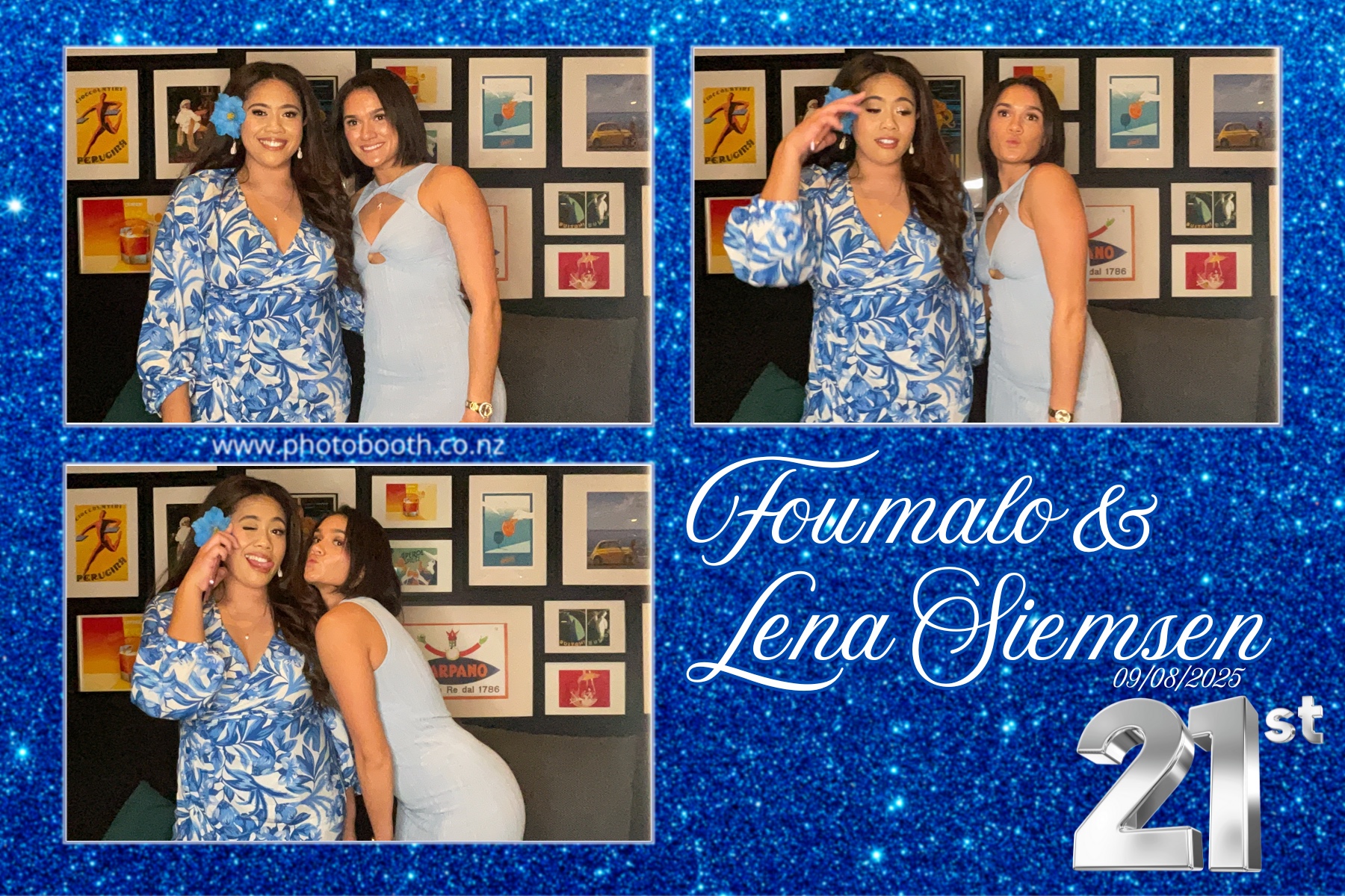 Foumalo & Lena Siemsen 21st Birthday | View more photos from the event at gallery.photobooth.co.nz/u/SelfieCentral/Foumalo-Lena-Siemsen-21st-Birthday