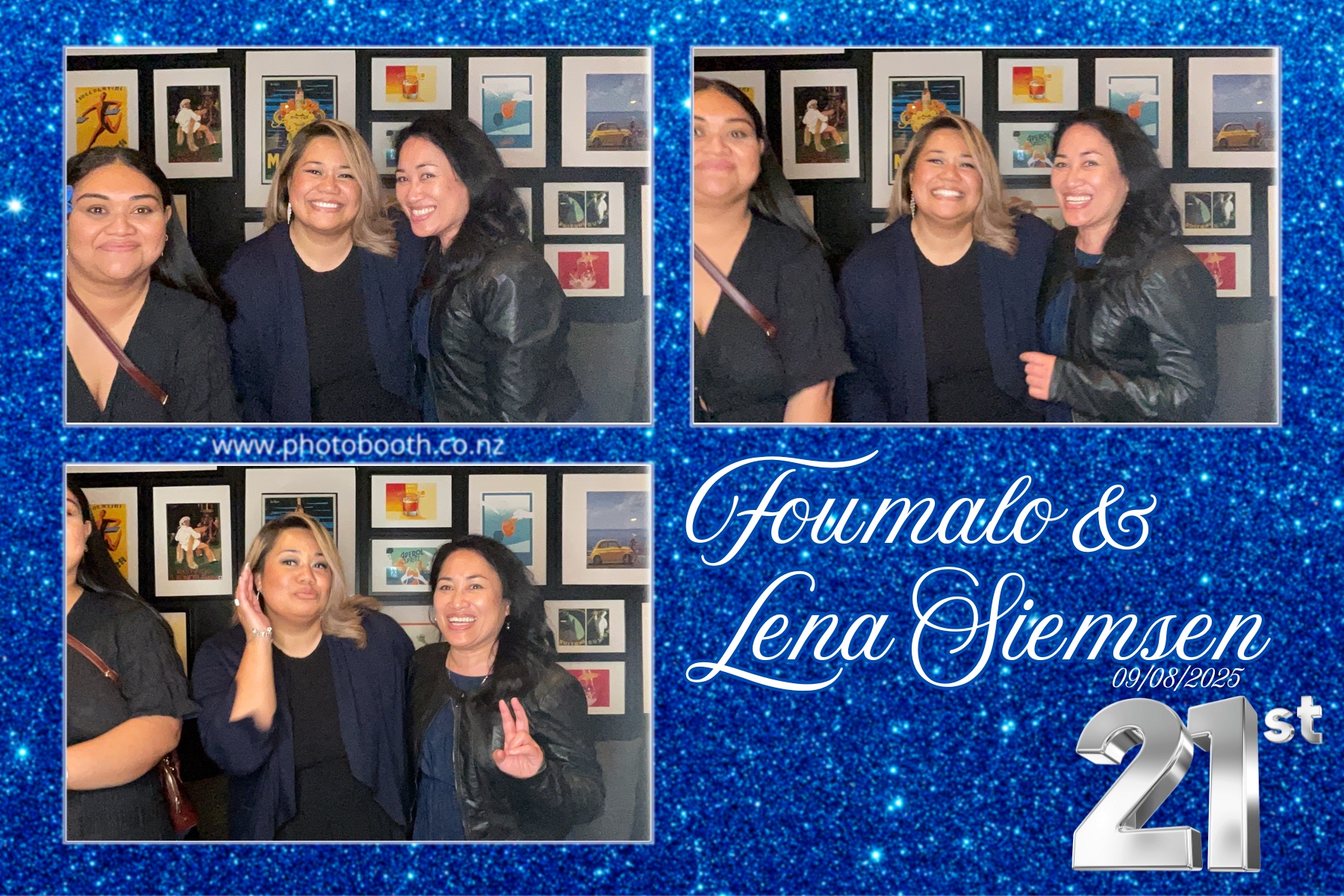 Foumalo & Lena Siemsen 21st Birthday | View more photos from the event at gallery.photobooth.co.nz/u/SelfieCentral/Foumalo-Lena-Siemsen-21st-Birthday