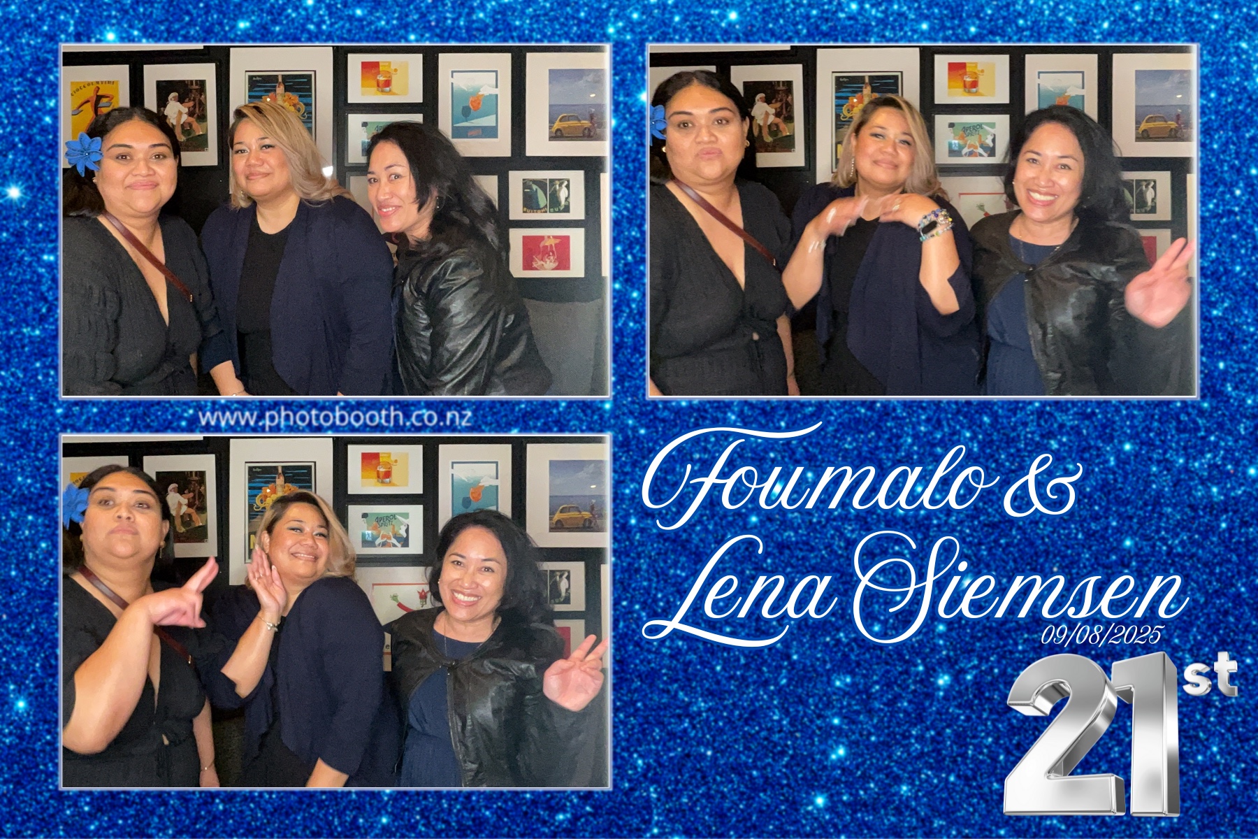 Foumalo & Lena Siemsen 21st Birthday | View more photos from the event at gallery.photobooth.co.nz/u/SelfieCentral/Foumalo-Lena-Siemsen-21st-Birthday