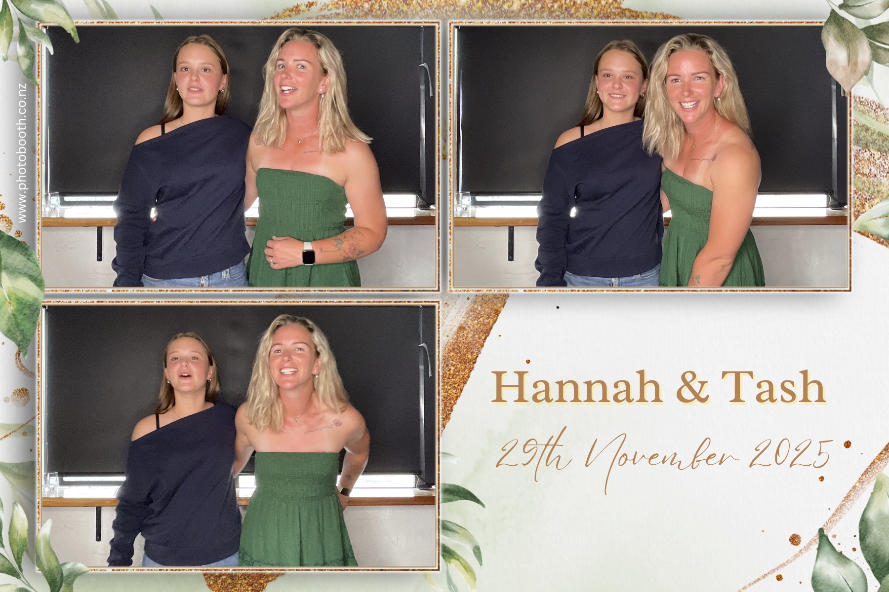 Hannah and Tash's Wedding Party | View more photos from the event at gallery.photobooth.co.nz/u/SelfieCentral/Hannah-and-Tashs-Wedding-Party