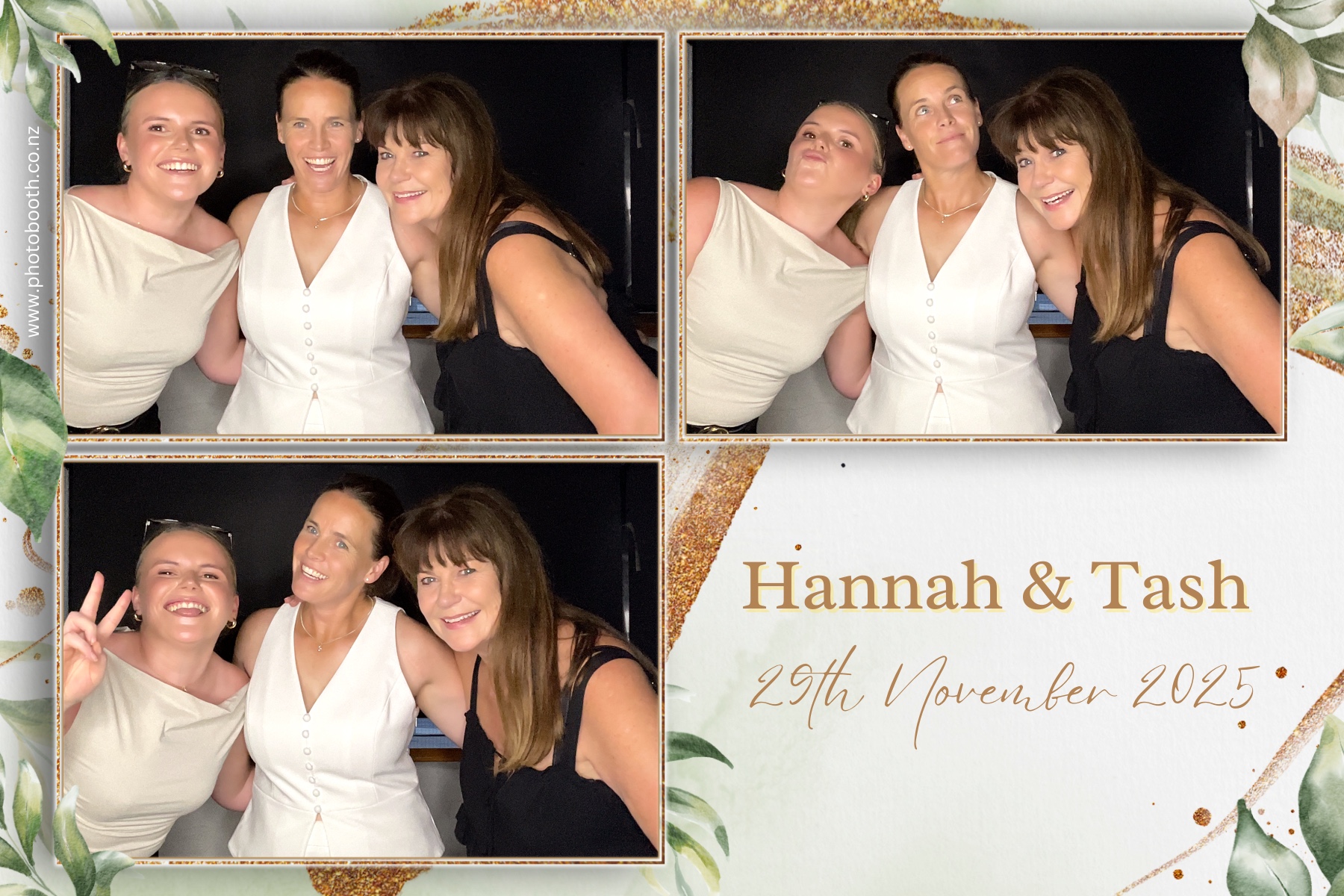 Hannah and Tash's Wedding Party | View more photos from the event at gallery.photobooth.co.nz/u/SelfieCentral/Hannah-and-Tashs-Wedding-Party