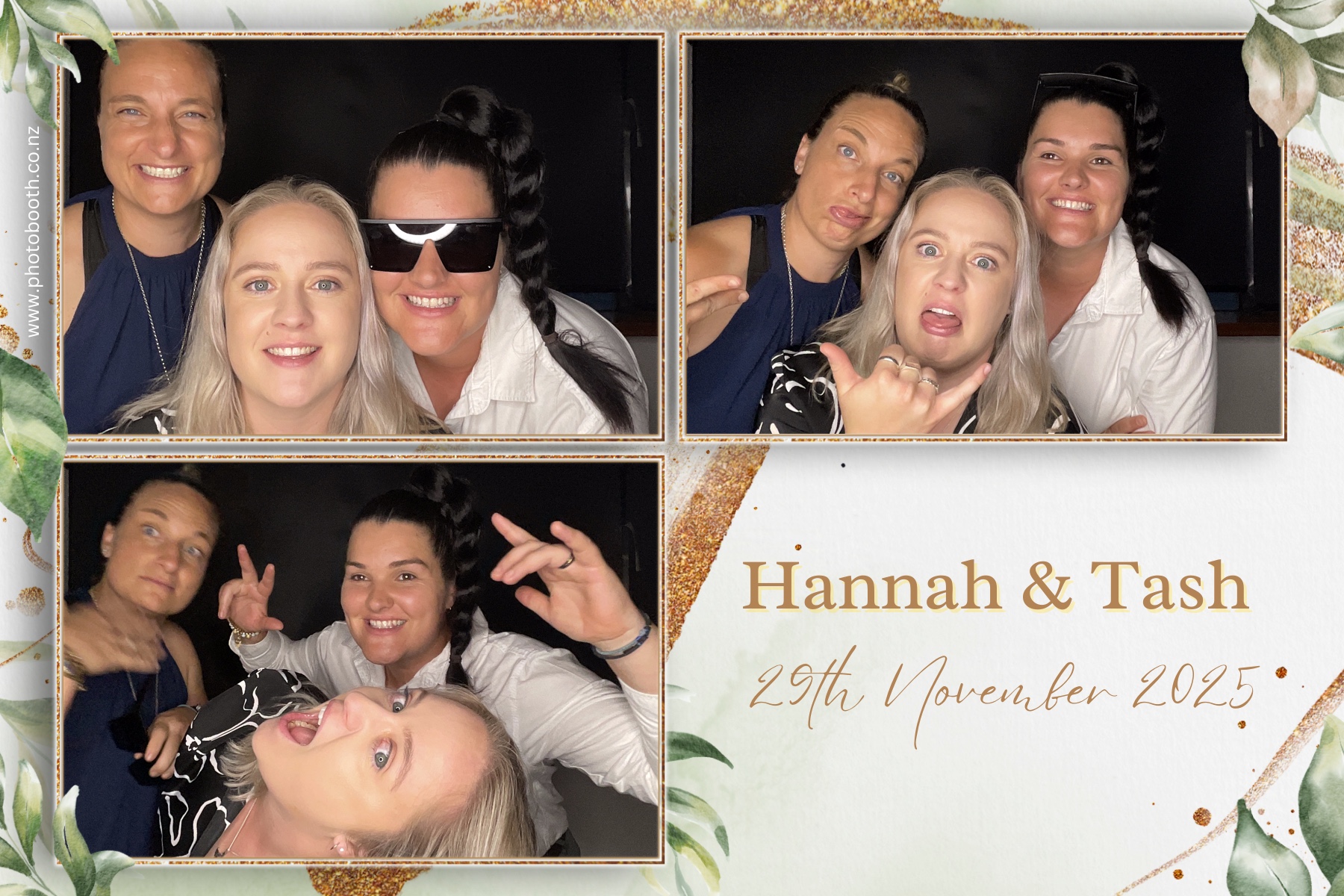 Hannah and Tash's Wedding Party | View more photos from the event at gallery.photobooth.co.nz/u/SelfieCentral/Hannah-and-Tashs-Wedding-Party