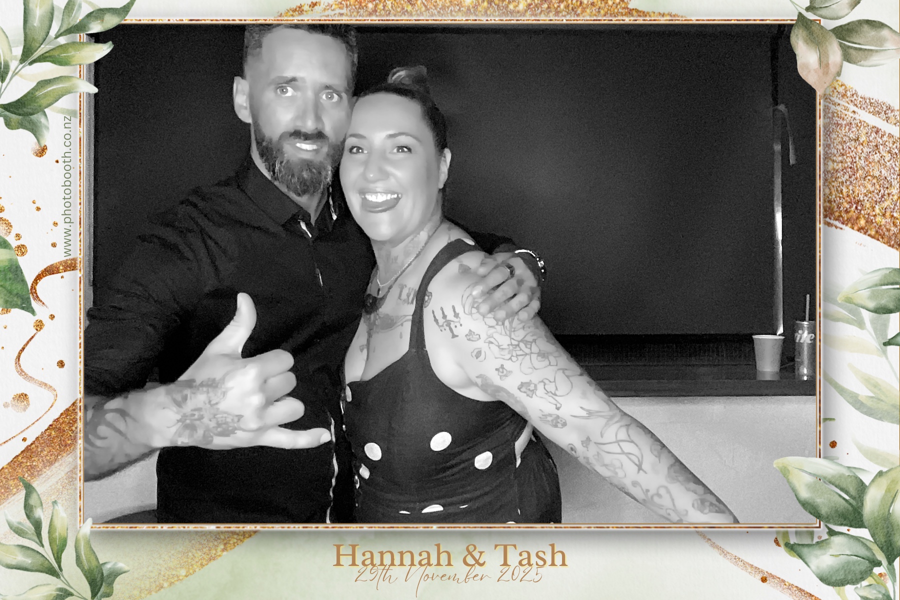 Hannah and Tash's Wedding Party | View more photos from the event at gallery.photobooth.co.nz/u/SelfieCentral/Hannah-and-Tashs-Wedding-Party