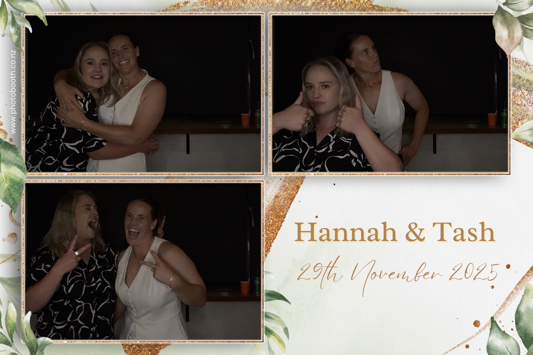 Hannah and Tash's Wedding Party | View more photos from the event at gallery.photobooth.co.nz/u/SelfieCentral/Hannah-and-Tashs-Wedding-Party