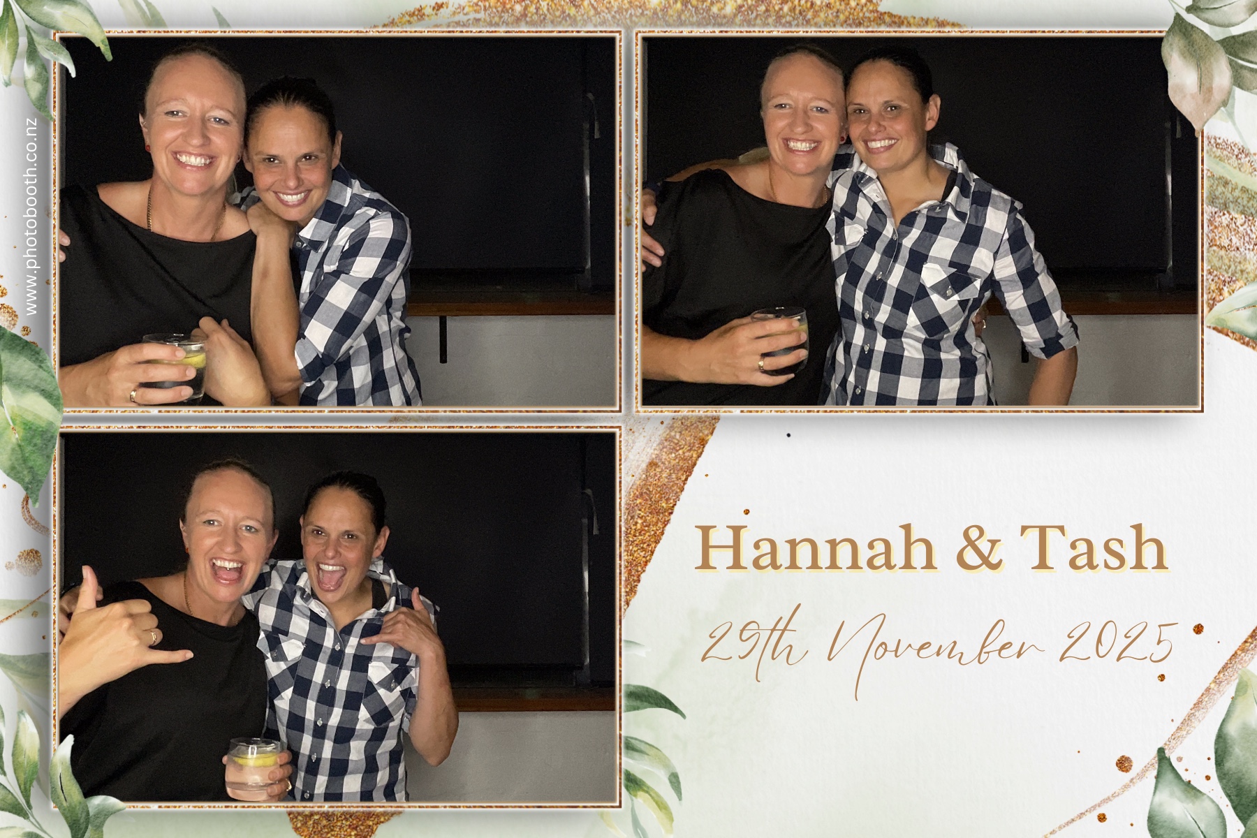 Hannah and Tash's Wedding Party | View more photos from the event at gallery.photobooth.co.nz/u/SelfieCentral/Hannah-and-Tashs-Wedding-Party