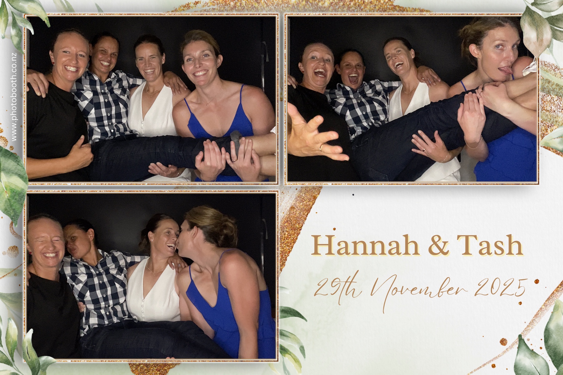 Hannah and Tash's Wedding Party | View more photos from the event at gallery.photobooth.co.nz/u/SelfieCentral/Hannah-and-Tashs-Wedding-Party