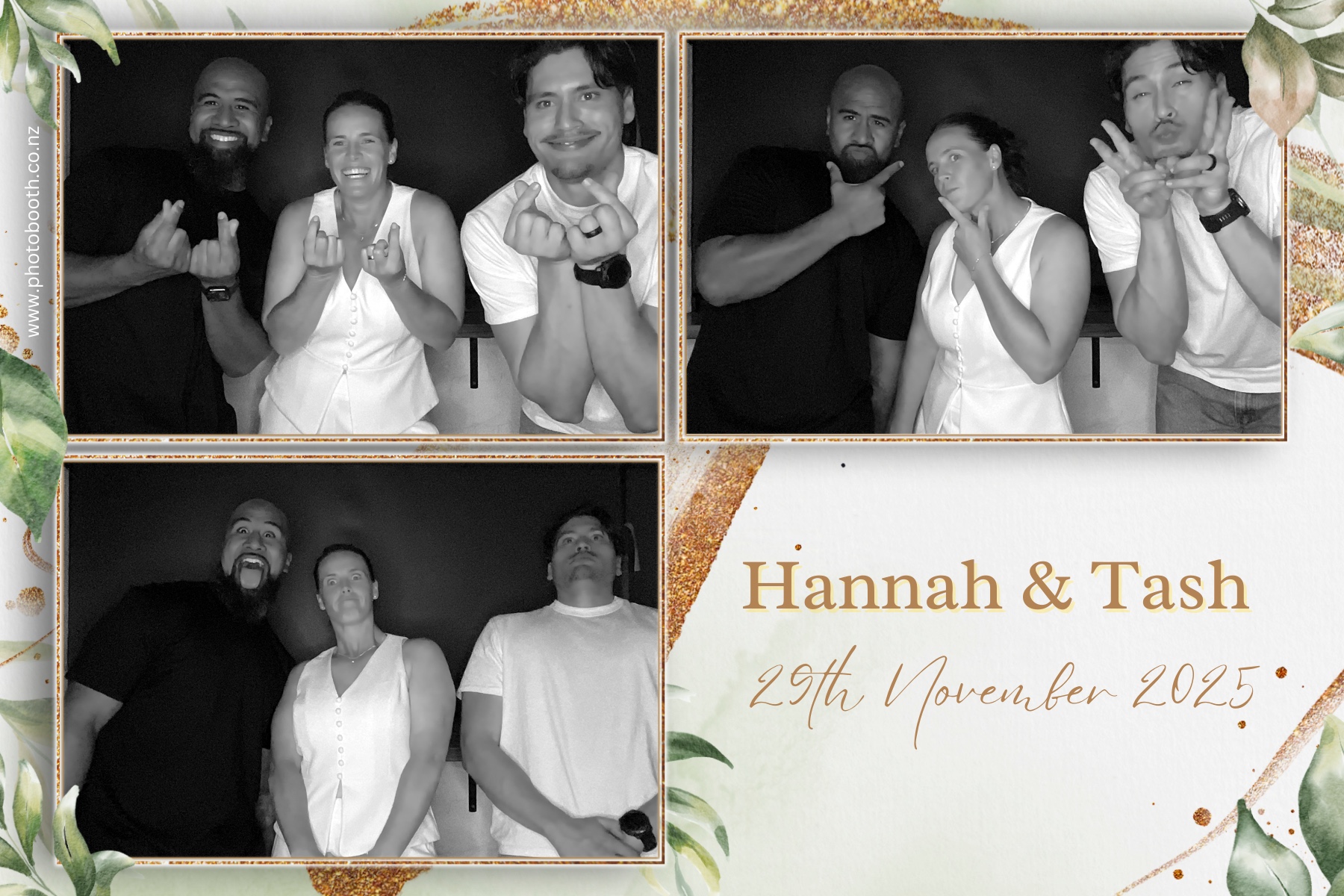 Hannah and Tash's Wedding Party | View more photos from the event at gallery.photobooth.co.nz/u/SelfieCentral/Hannah-and-Tashs-Wedding-Party