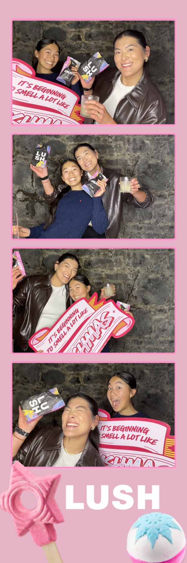 Lush Christmas PR Event | View more photos from the event at gallery.photobooth.co.nz/u/SelfieCentral/Lush-Christmas-PR-Event