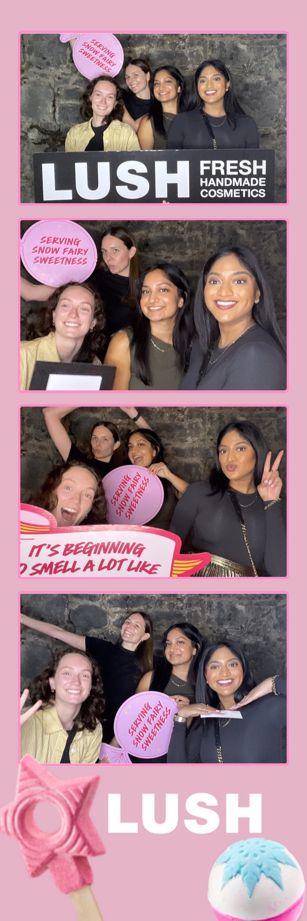 Lush Christmas PR Event | View more photos from the event at gallery.photobooth.co.nz/u/SelfieCentral/Lush-Christmas-PR-Event