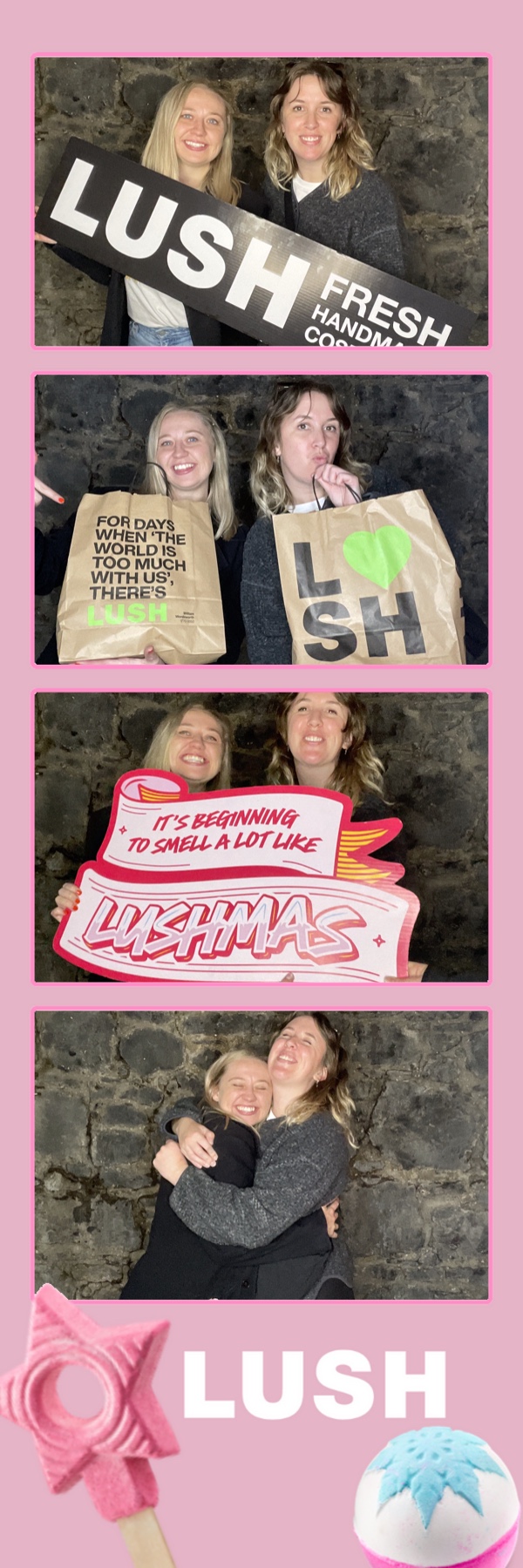 Lush Christmas PR Event | View more photos from the event at gallery.photobooth.co.nz/u/SelfieCentral/Lush-Christmas-PR-Event