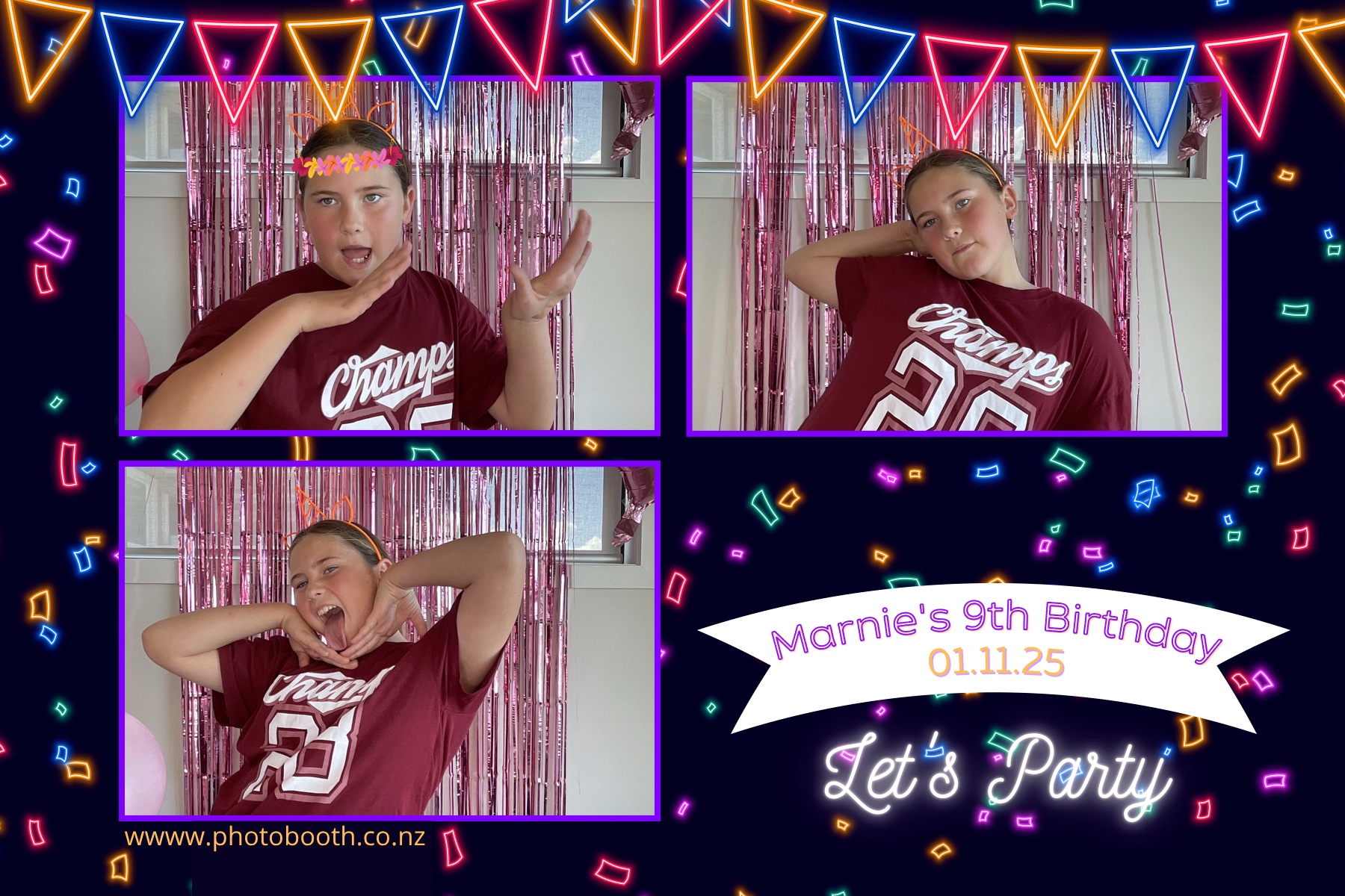 Marnie's 9th Birthday | View more photos from the event at gallery.photobooth.co.nz/u/SelfieCentral/Marnies-9th-Birthday