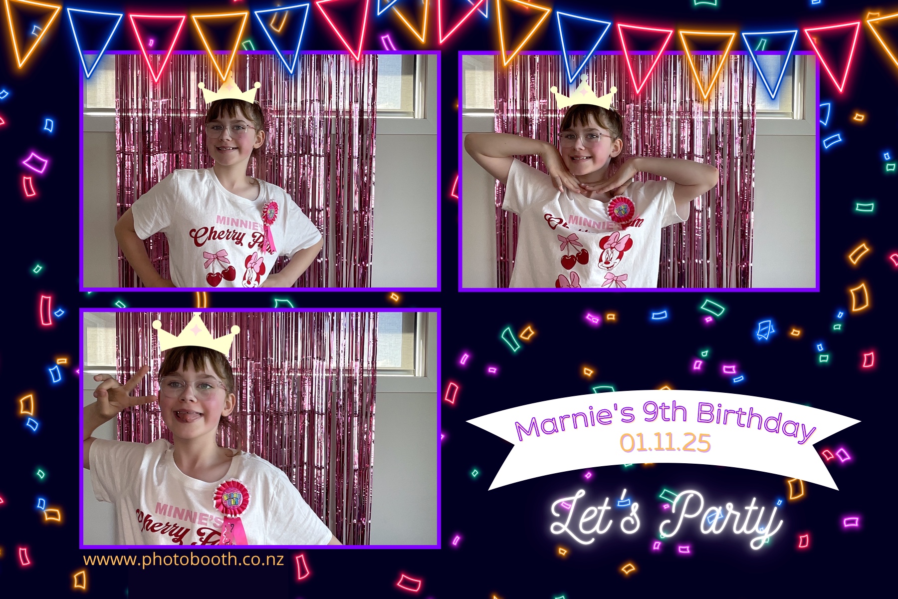 Marnie's 9th Birthday | View more photos from the event at gallery.photobooth.co.nz/u/SelfieCentral/Marnies-9th-Birthday