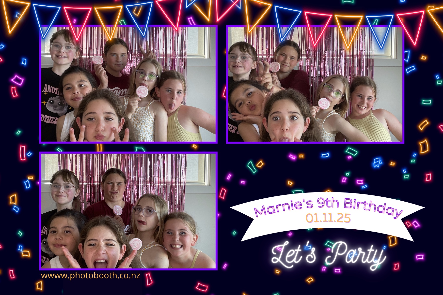 Marnie's 9th Birthday | View more photos from the event at gallery.photobooth.co.nz/u/SelfieCentral/Marnies-9th-Birthday