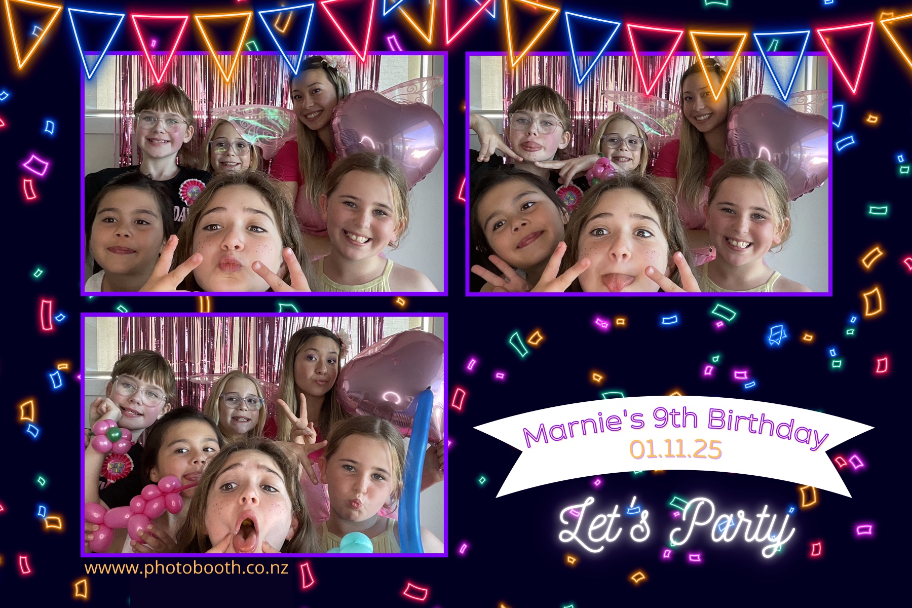 Marnie's 9th Birthday | View more photos from the event at gallery.photobooth.co.nz/u/SelfieCentral/Marnies-9th-Birthday