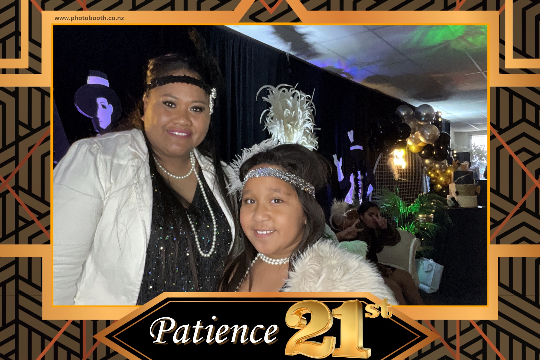 Patience Great Gatsby 21st | View more photos from the event at gallery.photobooth.co.nz/u/SelfieCentral/Patience-Great-Gatsby-21st