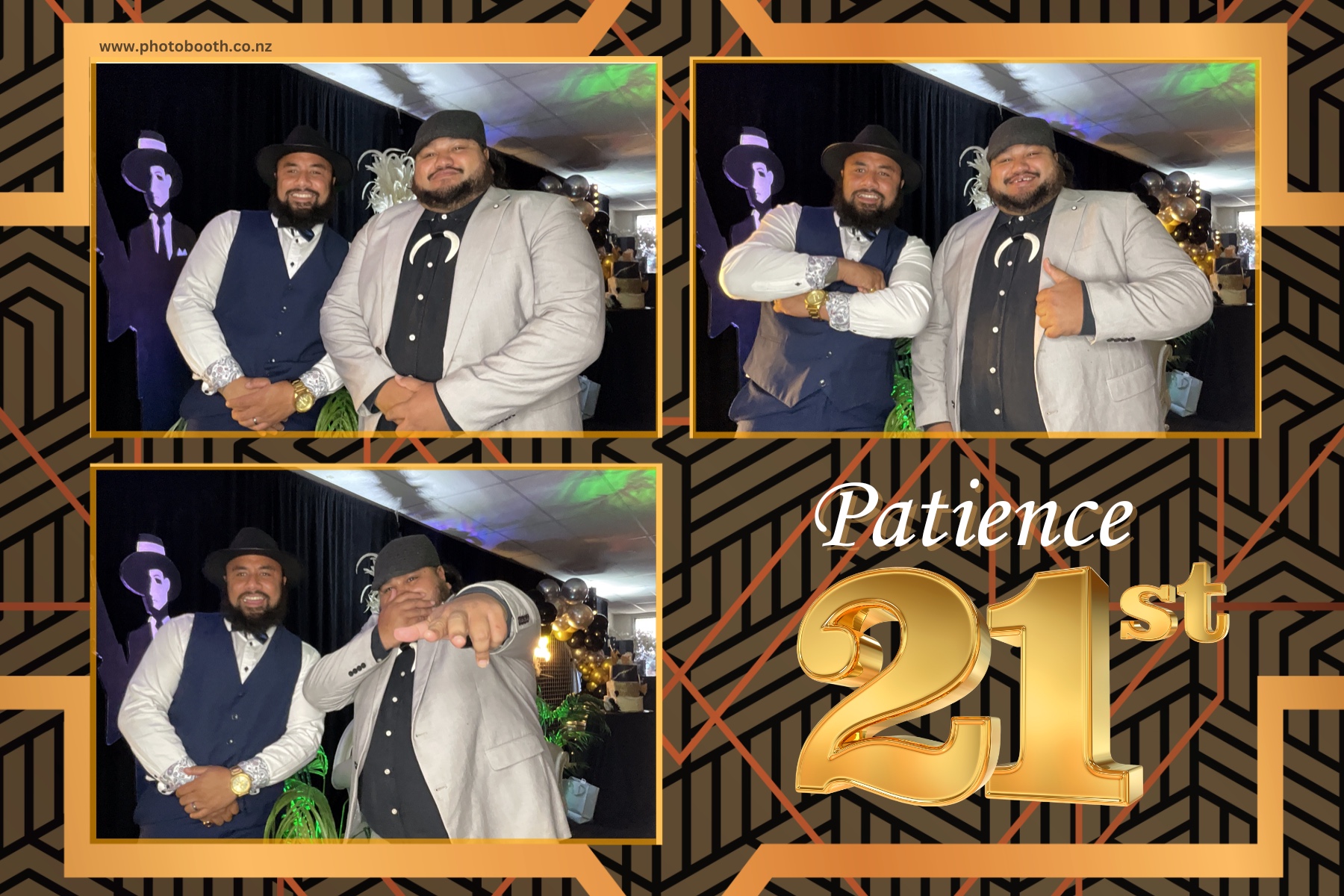 Patience Great Gatsby 21st | View more photos from the event at gallery.photobooth.co.nz/u/SelfieCentral/Patience-Great-Gatsby-21st