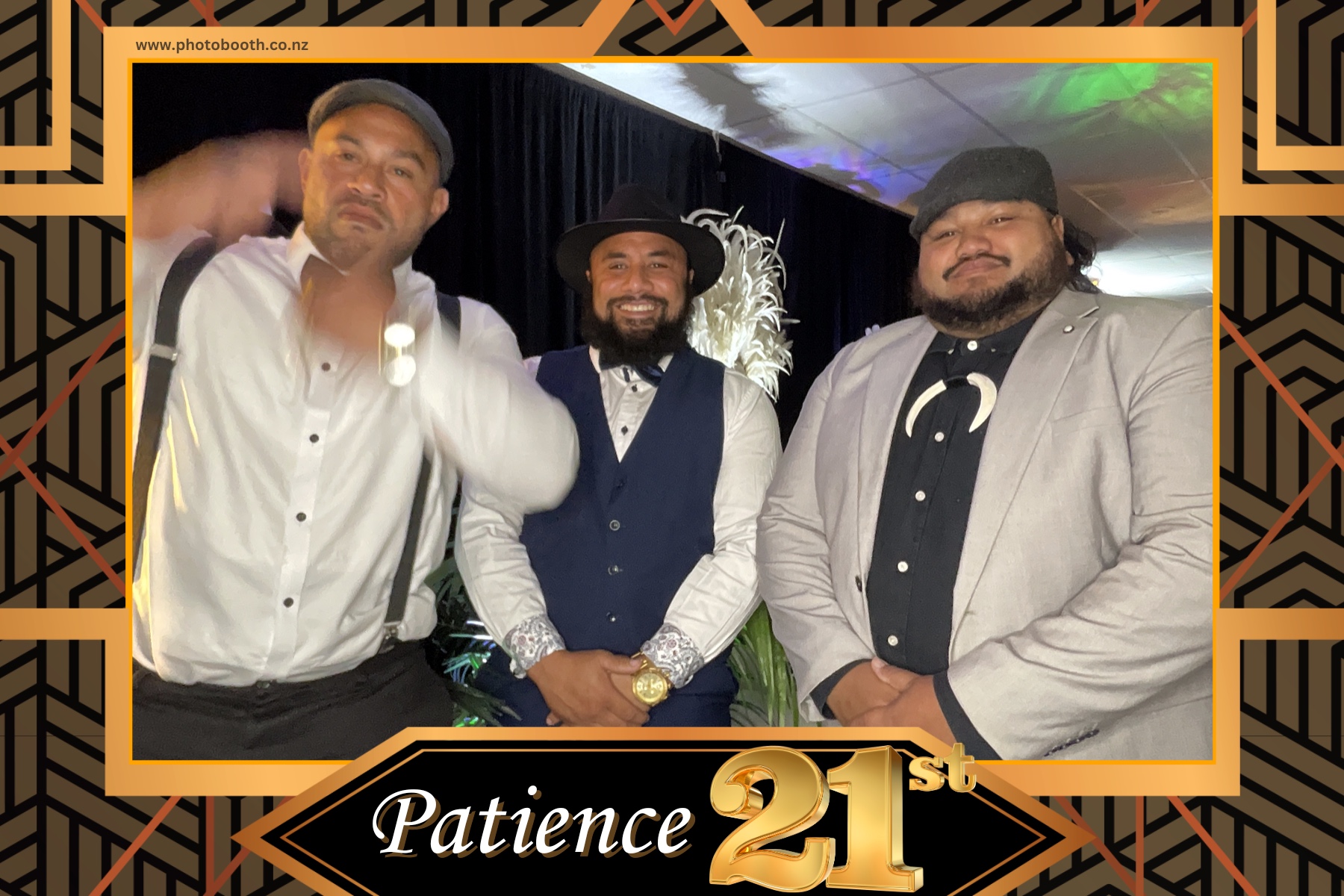 Patience Great Gatsby 21st | View more photos from the event at gallery.photobooth.co.nz/u/SelfieCentral/Patience-Great-Gatsby-21st