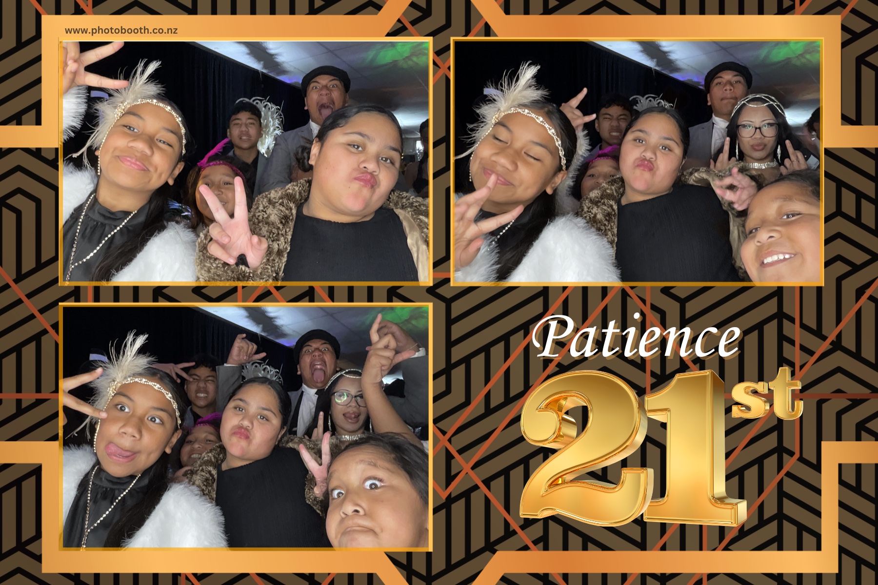 Patience Great Gatsby 21st | View more photos from the event at gallery.photobooth.co.nz/u/SelfieCentral/Patience-Great-Gatsby-21st