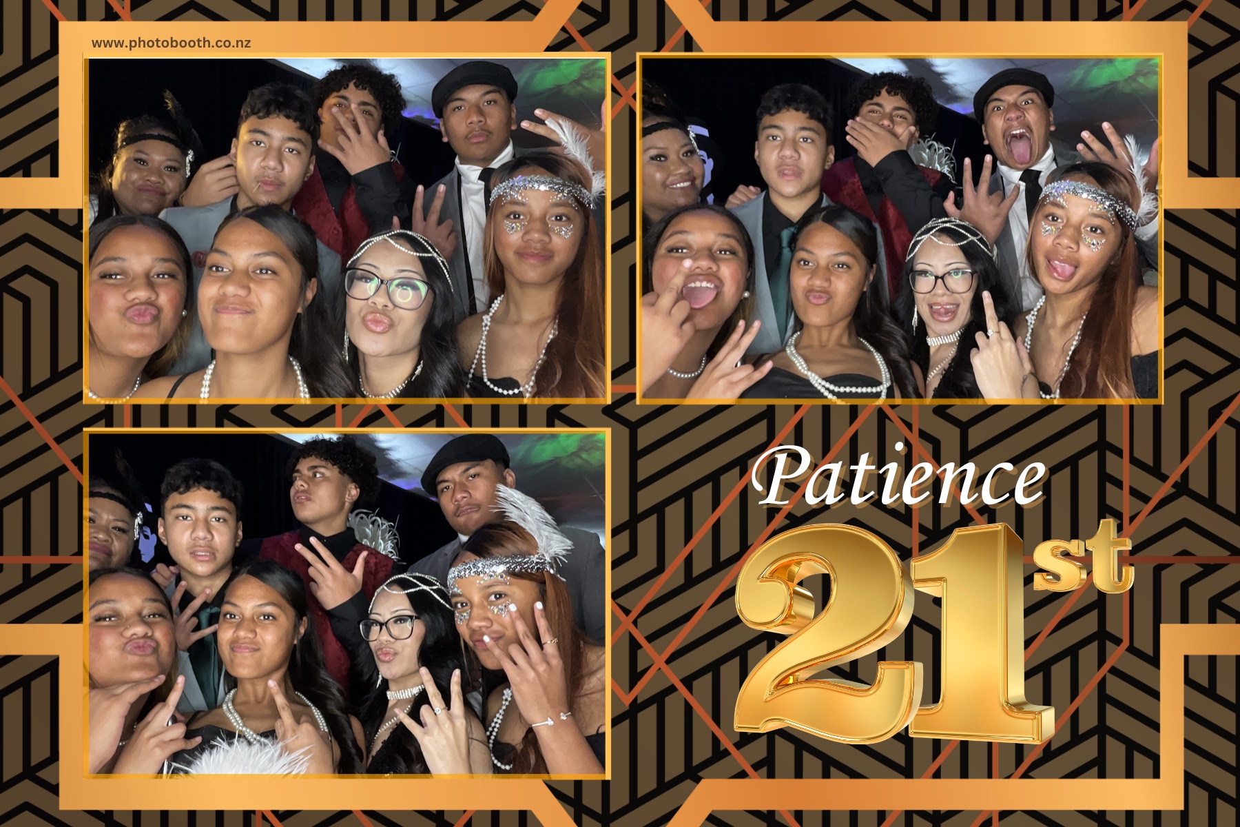 Patience Great Gatsby 21st | View more photos from the event at gallery.photobooth.co.nz/u/SelfieCentral/Patience-Great-Gatsby-21st