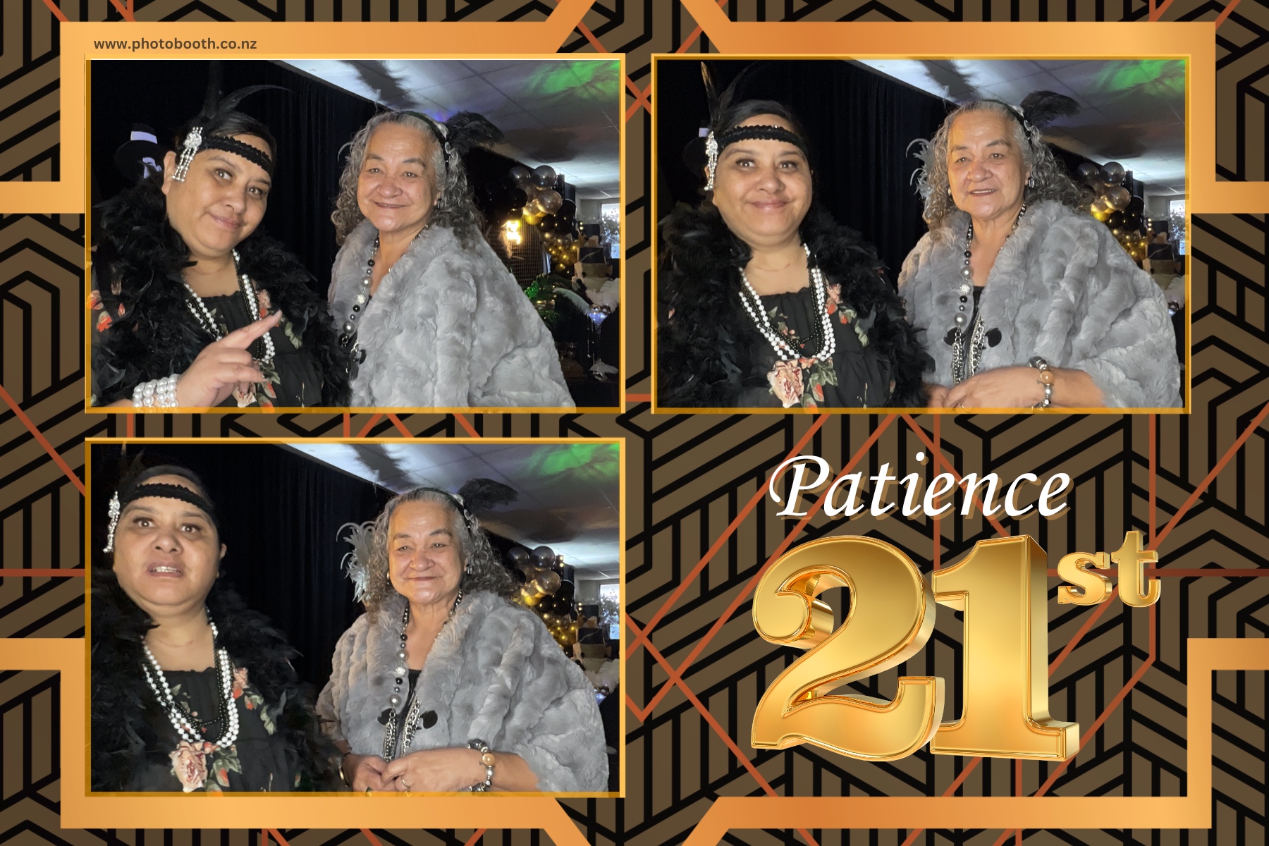 Patience Great Gatsby 21st | View more photos from the event at gallery.photobooth.co.nz/u/SelfieCentral/Patience-Great-Gatsby-21st