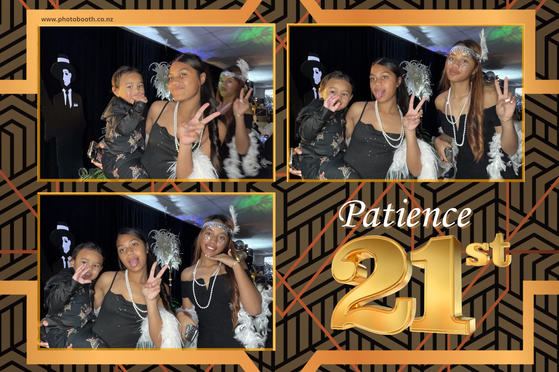 Patience Great Gatsby 21st | View more photos from the event at gallery.photobooth.co.nz/u/SelfieCentral/Patience-Great-Gatsby-21st