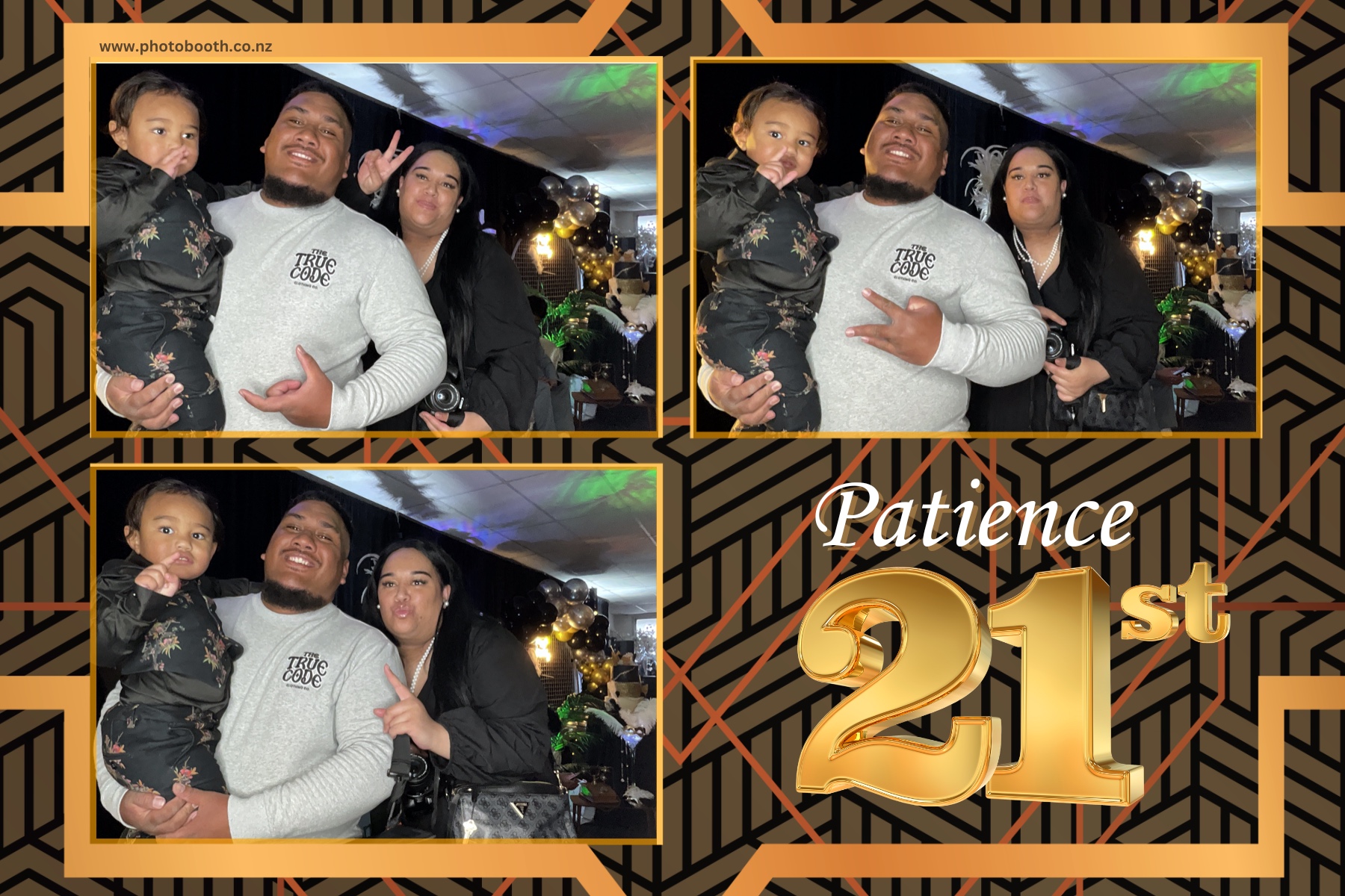 Patience Great Gatsby 21st | View more photos from the event at gallery.photobooth.co.nz/u/SelfieCentral/Patience-Great-Gatsby-21st