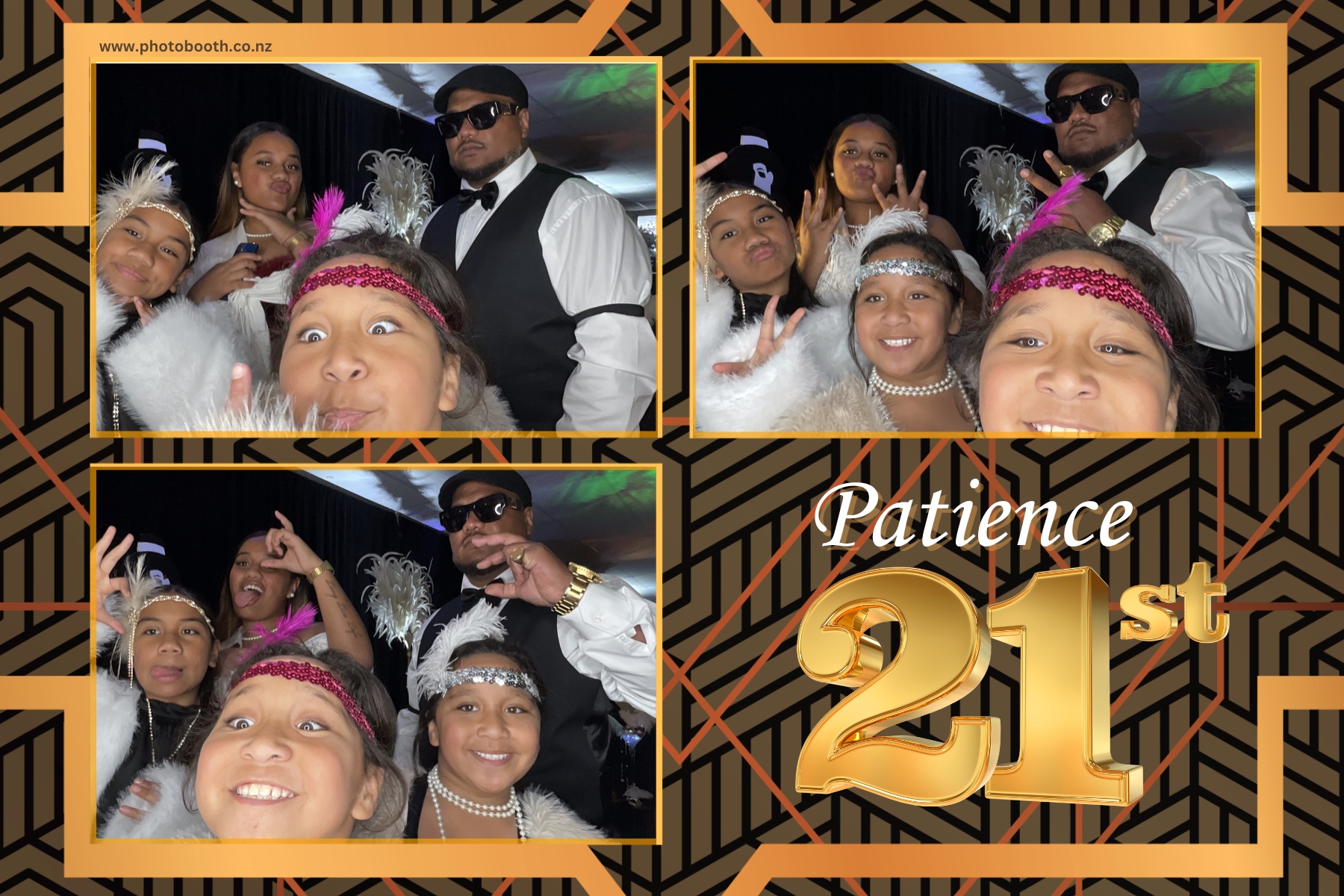 Patience Great Gatsby 21st | View more photos from the event at gallery.photobooth.co.nz/u/SelfieCentral/Patience-Great-Gatsby-21st