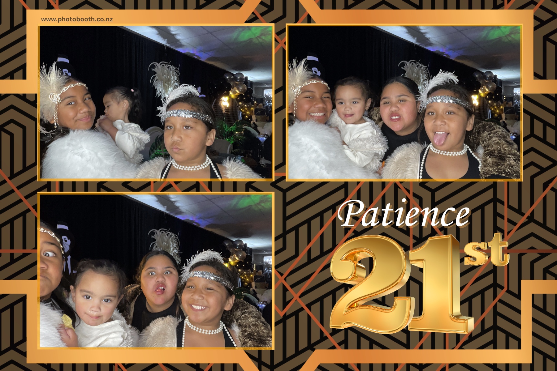 Patience Great Gatsby 21st | View more photos from the event at gallery.photobooth.co.nz/u/SelfieCentral/Patience-Great-Gatsby-21st