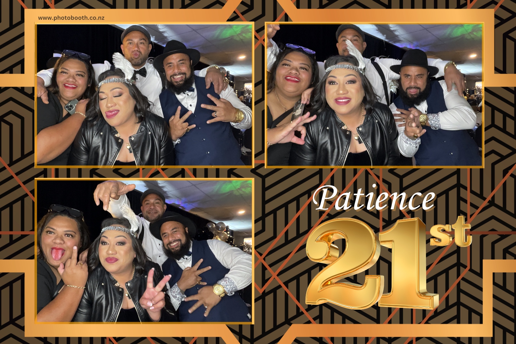 Patience Great Gatsby 21st | View more photos from the event at gallery.photobooth.co.nz/u/SelfieCentral/Patience-Great-Gatsby-21st