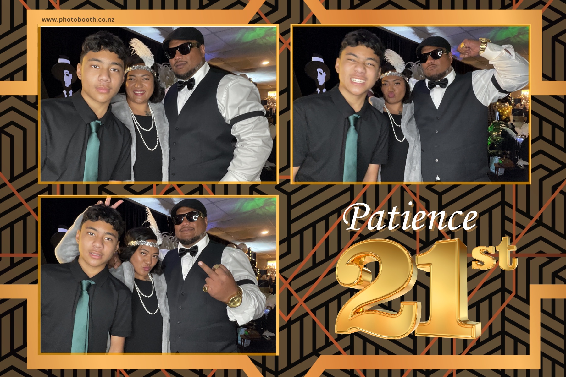 Patience Great Gatsby 21st | View more photos from the event at gallery.photobooth.co.nz/u/SelfieCentral/Patience-Great-Gatsby-21st