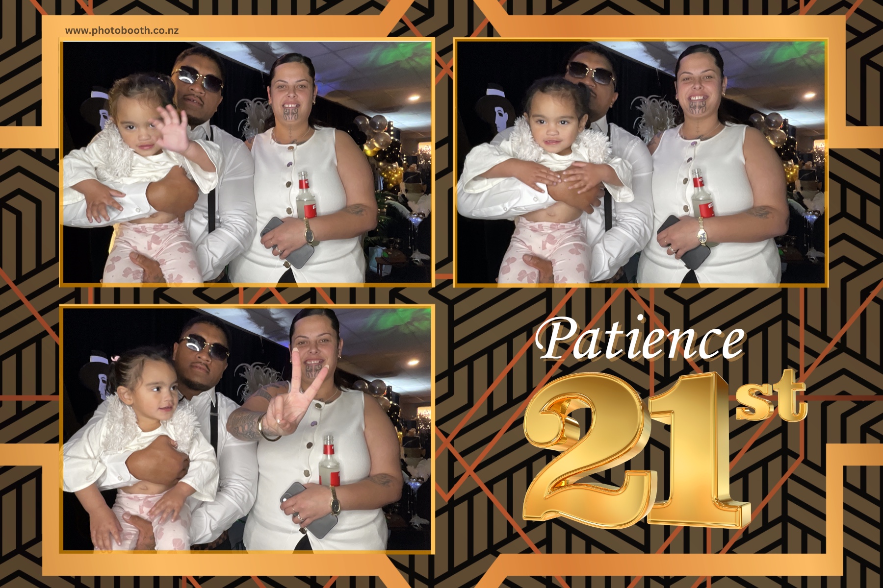 Patience Great Gatsby 21st | View more photos from the event at gallery.photobooth.co.nz/u/SelfieCentral/Patience-Great-Gatsby-21st