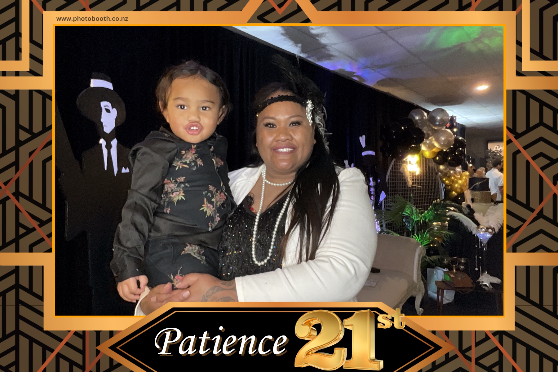 Patience Great Gatsby 21st | View more photos from the event at gallery.photobooth.co.nz/u/SelfieCentral/Patience-Great-Gatsby-21st