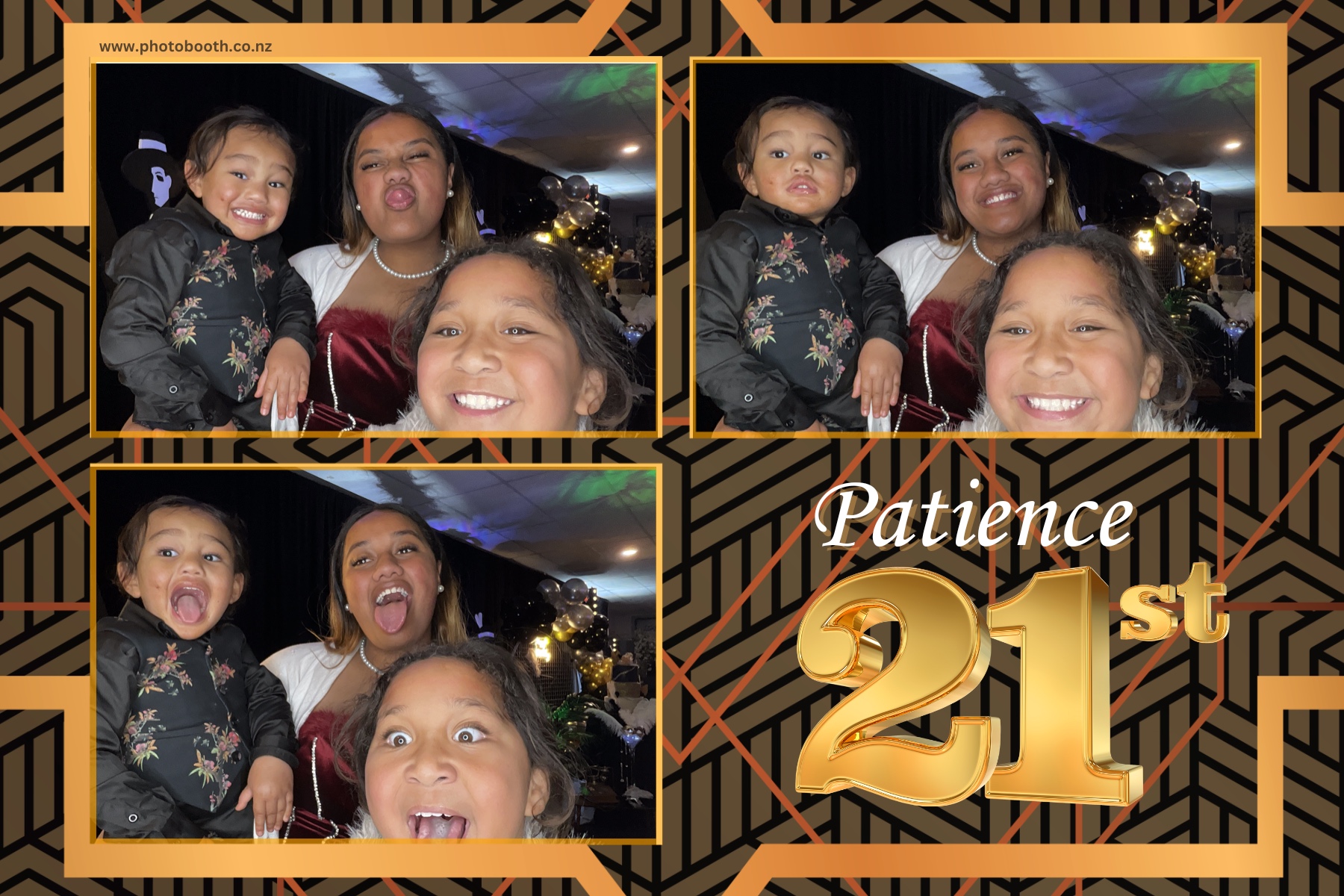 Patience Great Gatsby 21st | View more photos from the event at gallery.photobooth.co.nz/u/SelfieCentral/Patience-Great-Gatsby-21st