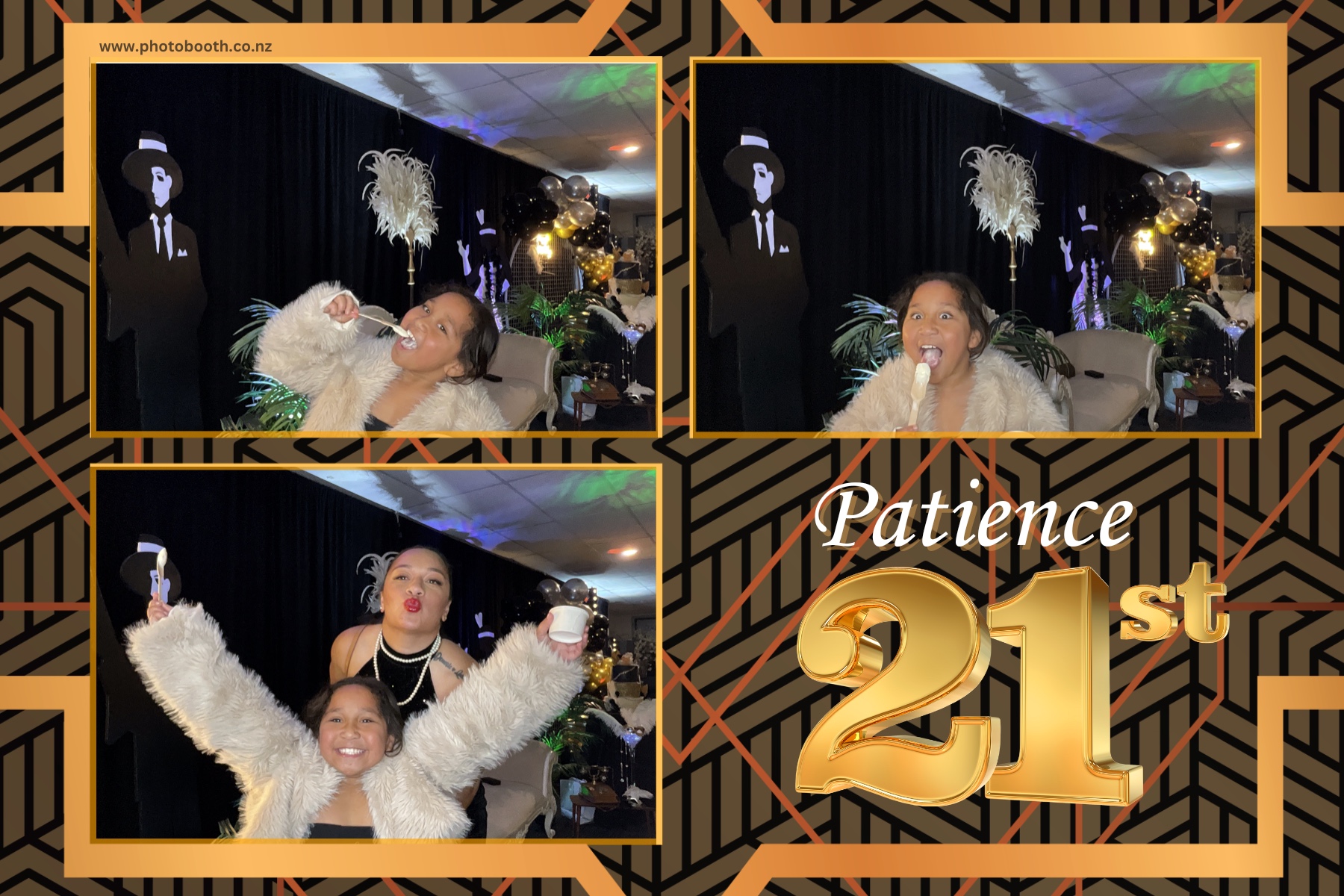 Patience Great Gatsby 21st | View more photos from the event at gallery.photobooth.co.nz/u/SelfieCentral/Patience-Great-Gatsby-21st