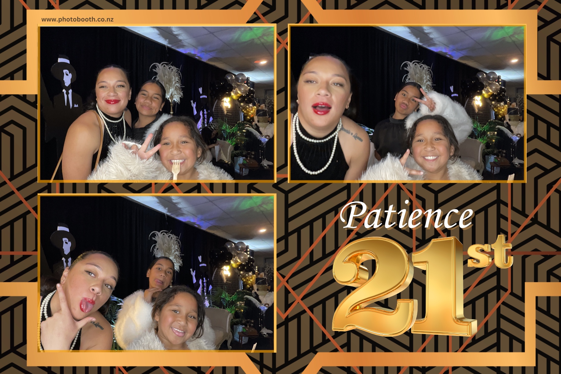 Patience Great Gatsby 21st | View more photos from the event at gallery.photobooth.co.nz/u/SelfieCentral/Patience-Great-Gatsby-21st