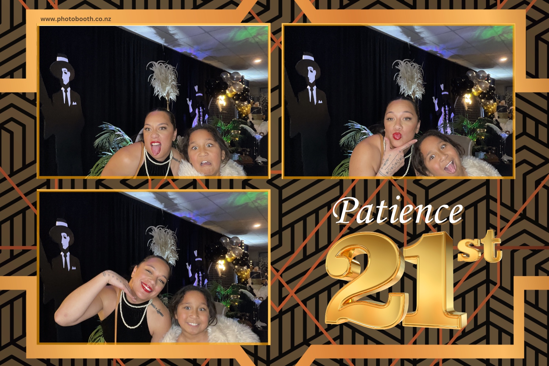 Patience Great Gatsby 21st | View more photos from the event at gallery.photobooth.co.nz/u/SelfieCentral/Patience-Great-Gatsby-21st