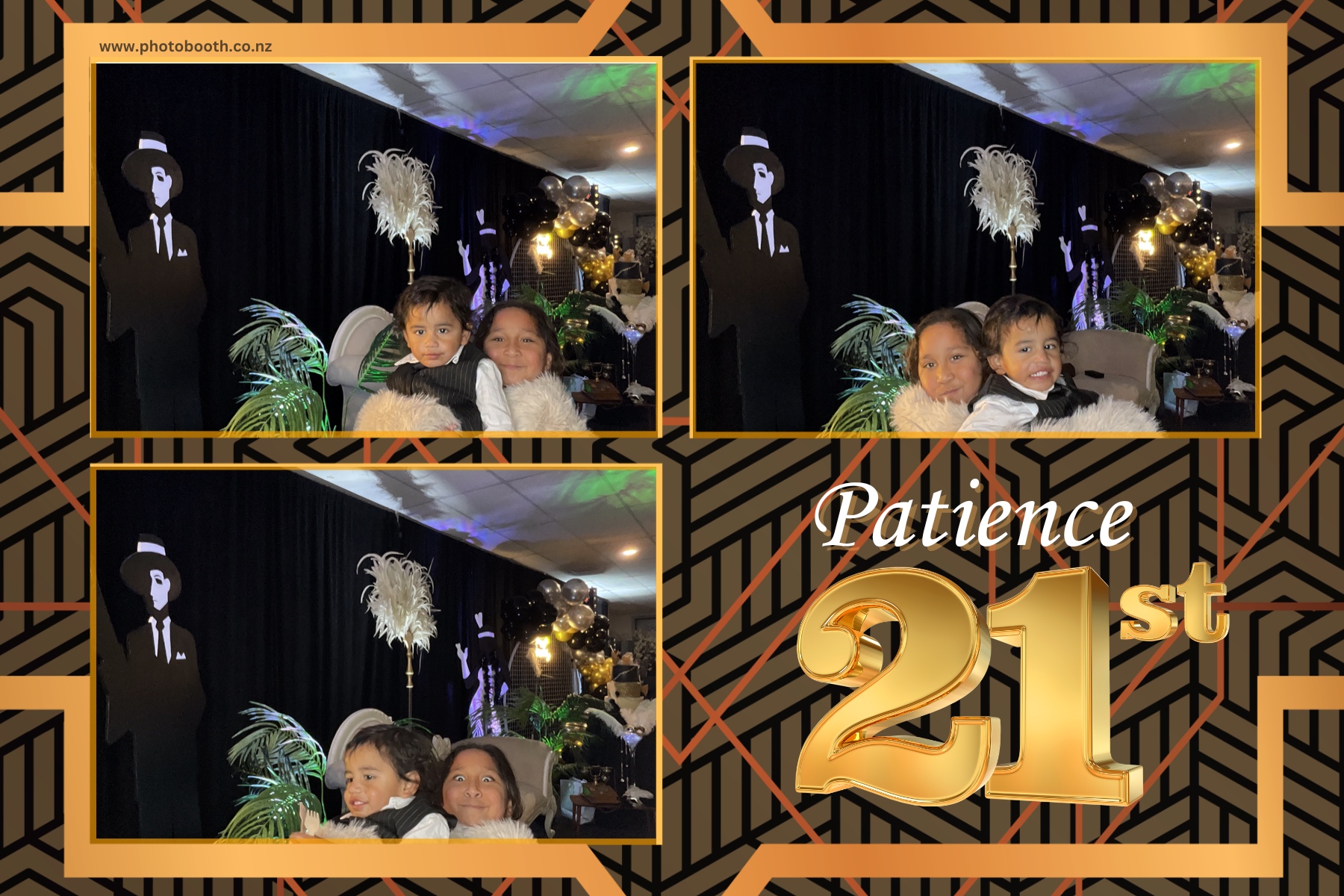 Patience Great Gatsby 21st | View more photos from the event at gallery.photobooth.co.nz/u/SelfieCentral/Patience-Great-Gatsby-21st