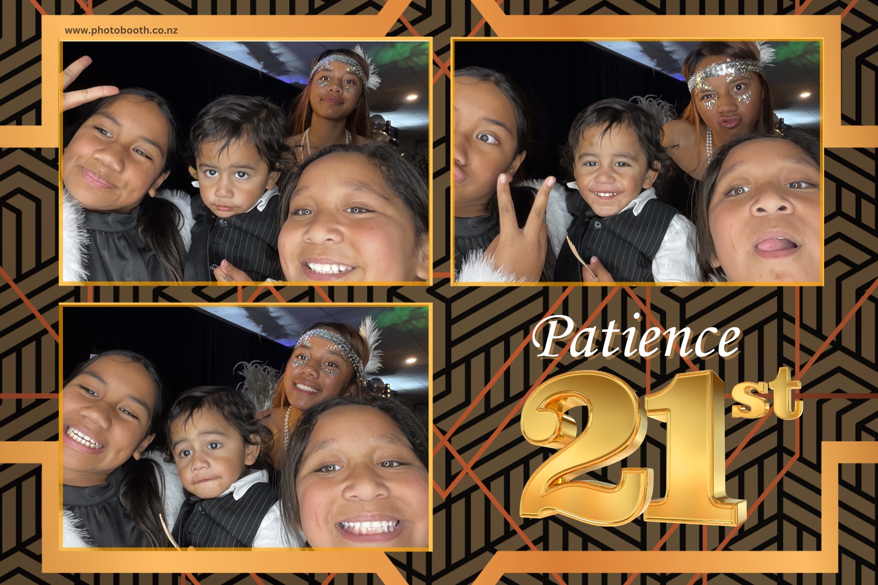 Patience Great Gatsby 21st | View more photos from the event at gallery.photobooth.co.nz/u/SelfieCentral/Patience-Great-Gatsby-21st