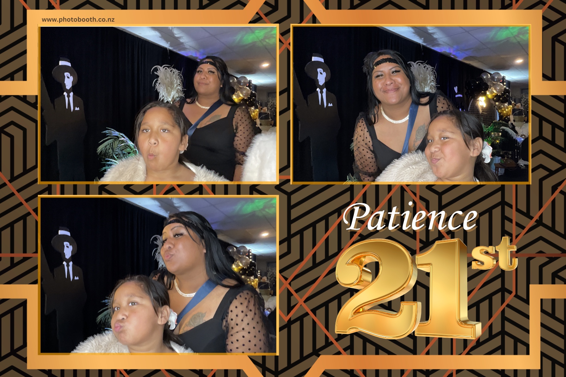 Patience Great Gatsby 21st | View more photos from the event at gallery.photobooth.co.nz/u/SelfieCentral/Patience-Great-Gatsby-21st