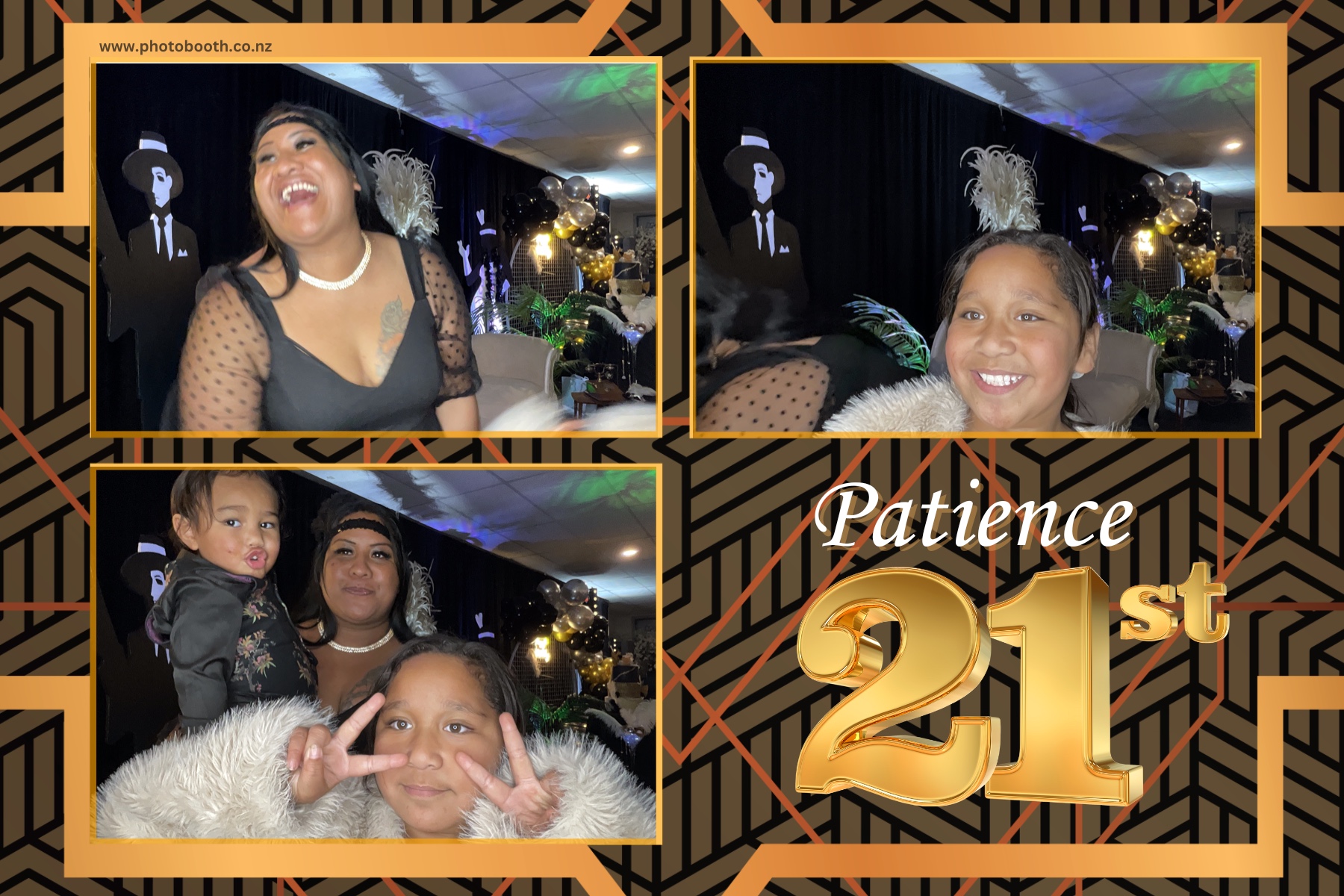 Patience Great Gatsby 21st | View more photos from the event at gallery.photobooth.co.nz/u/SelfieCentral/Patience-Great-Gatsby-21st