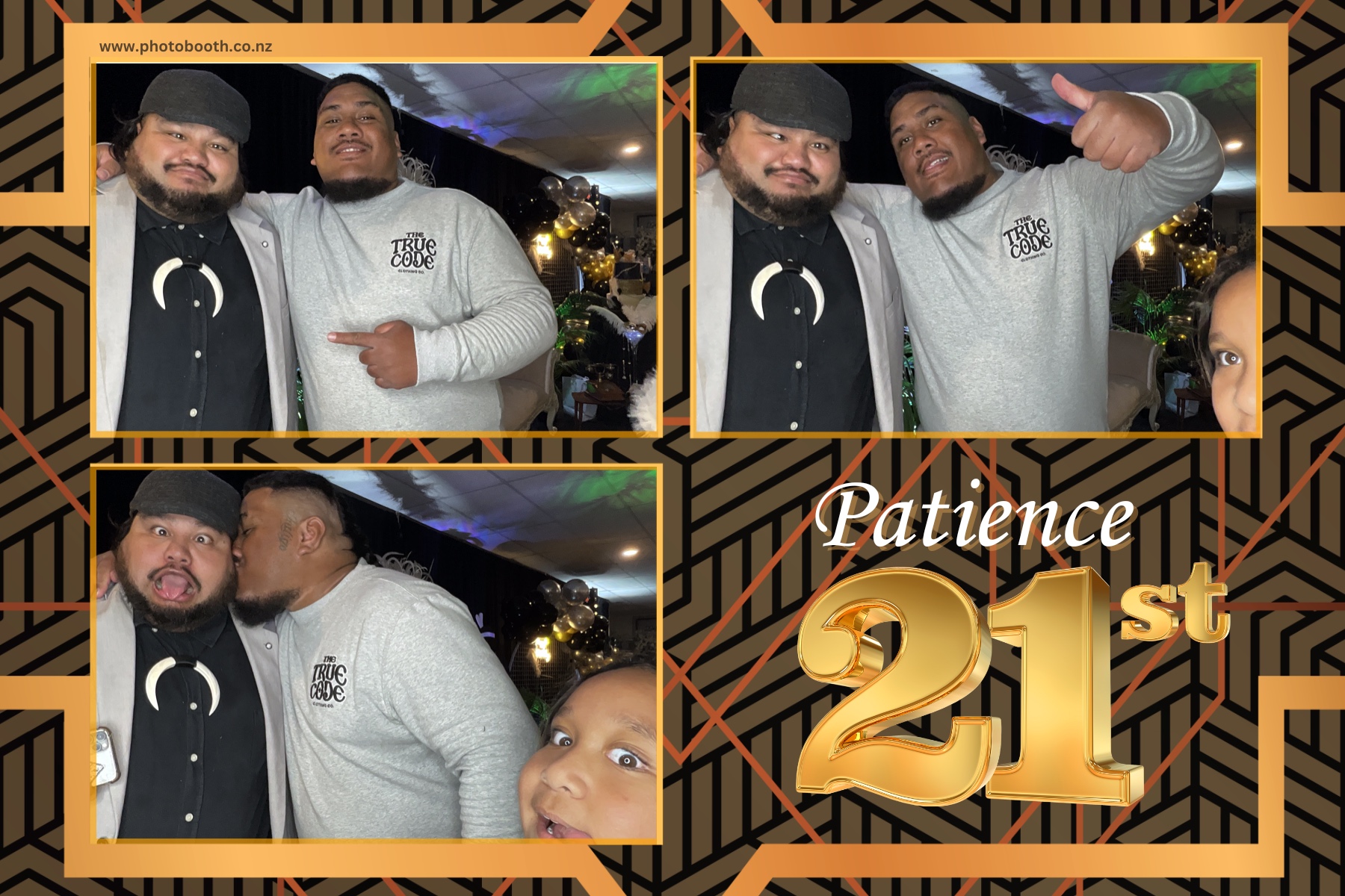 Patience Great Gatsby 21st | View more photos from the event at gallery.photobooth.co.nz/u/SelfieCentral/Patience-Great-Gatsby-21st