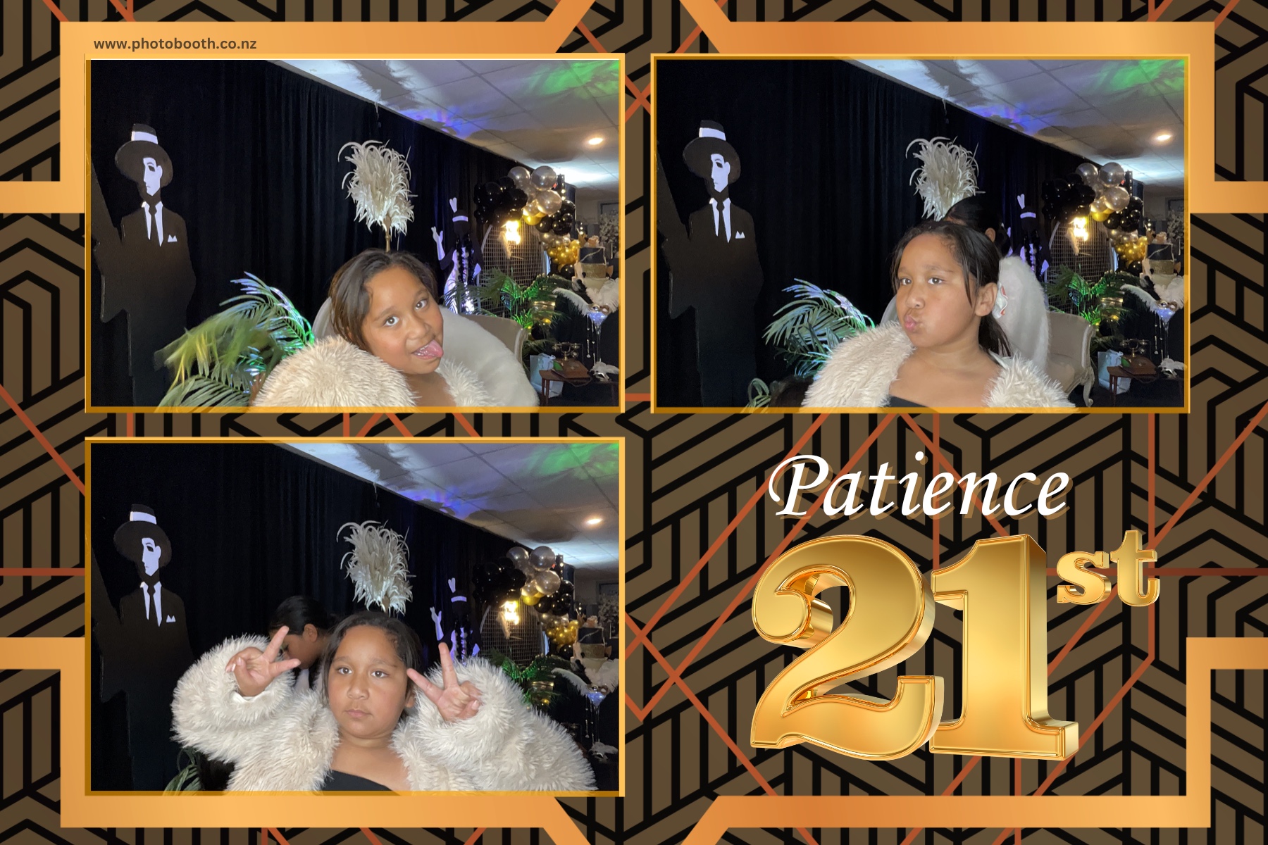 Patience Great Gatsby 21st | View more photos from the event at gallery.photobooth.co.nz/u/SelfieCentral/Patience-Great-Gatsby-21st