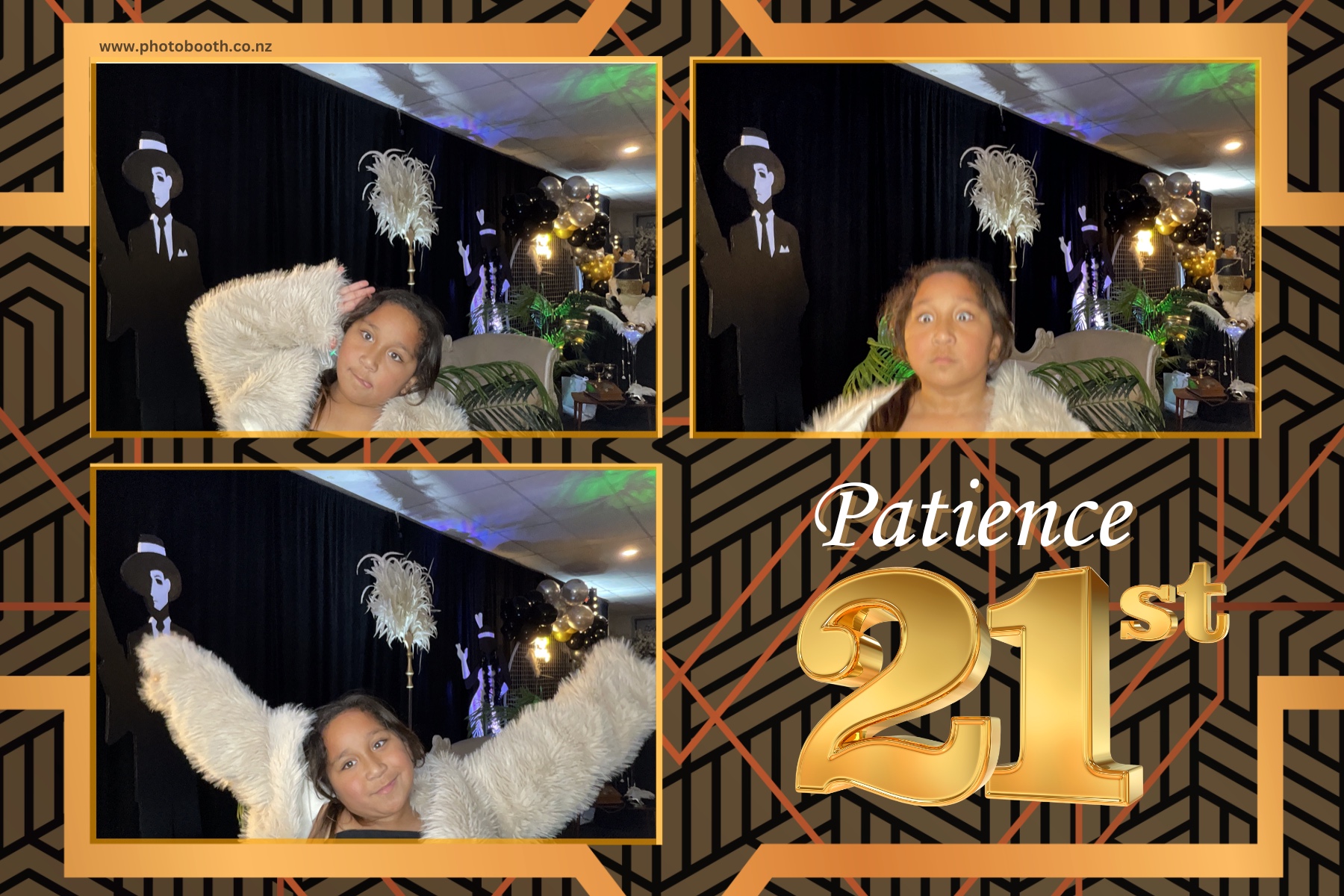 Patience Great Gatsby 21st | View more photos from the event at gallery.photobooth.co.nz/u/SelfieCentral/Patience-Great-Gatsby-21st